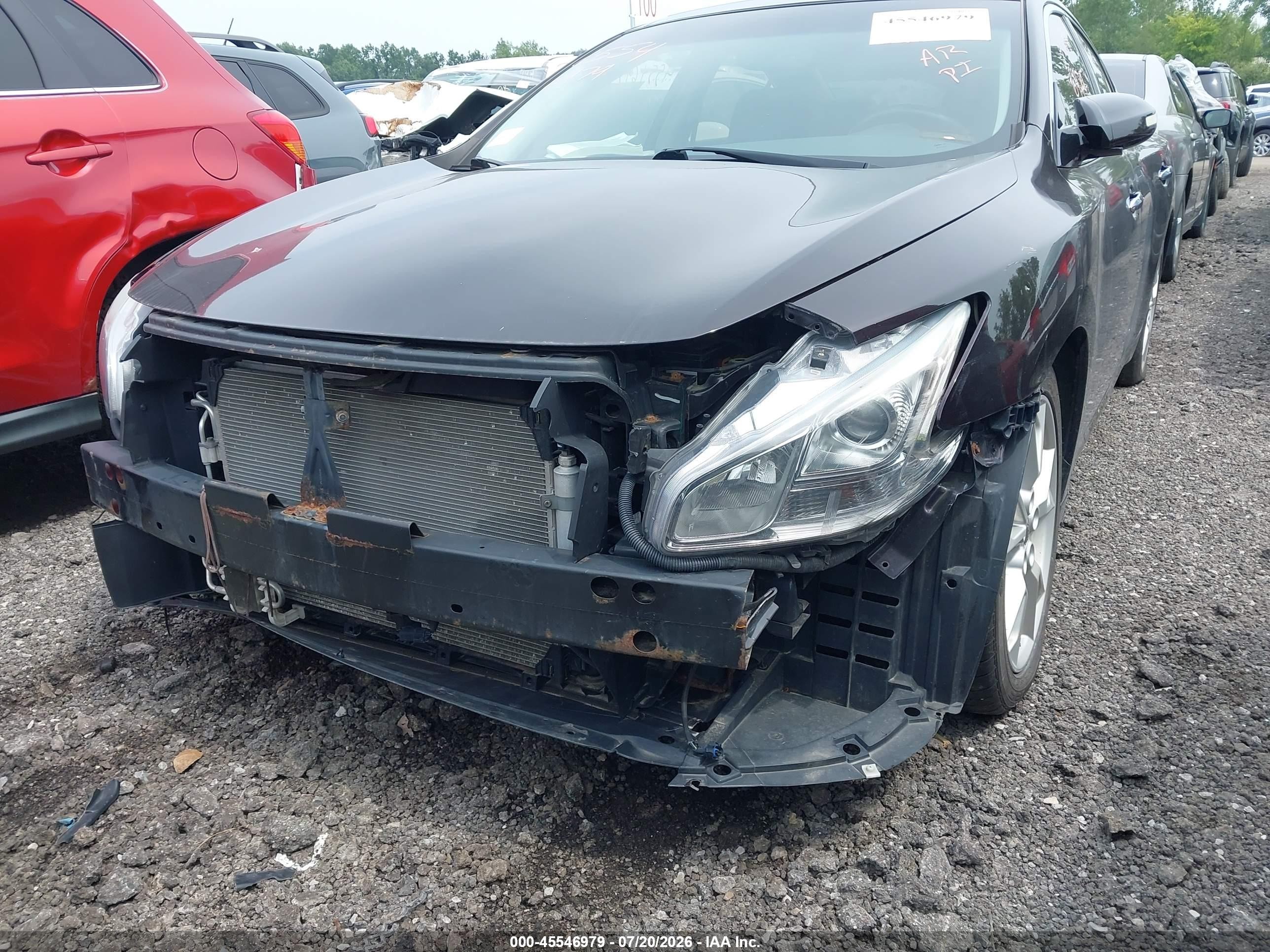 2012 Nissan Maxima 3.5 Sv Purple vin: 1N4AA5AP9CC800198