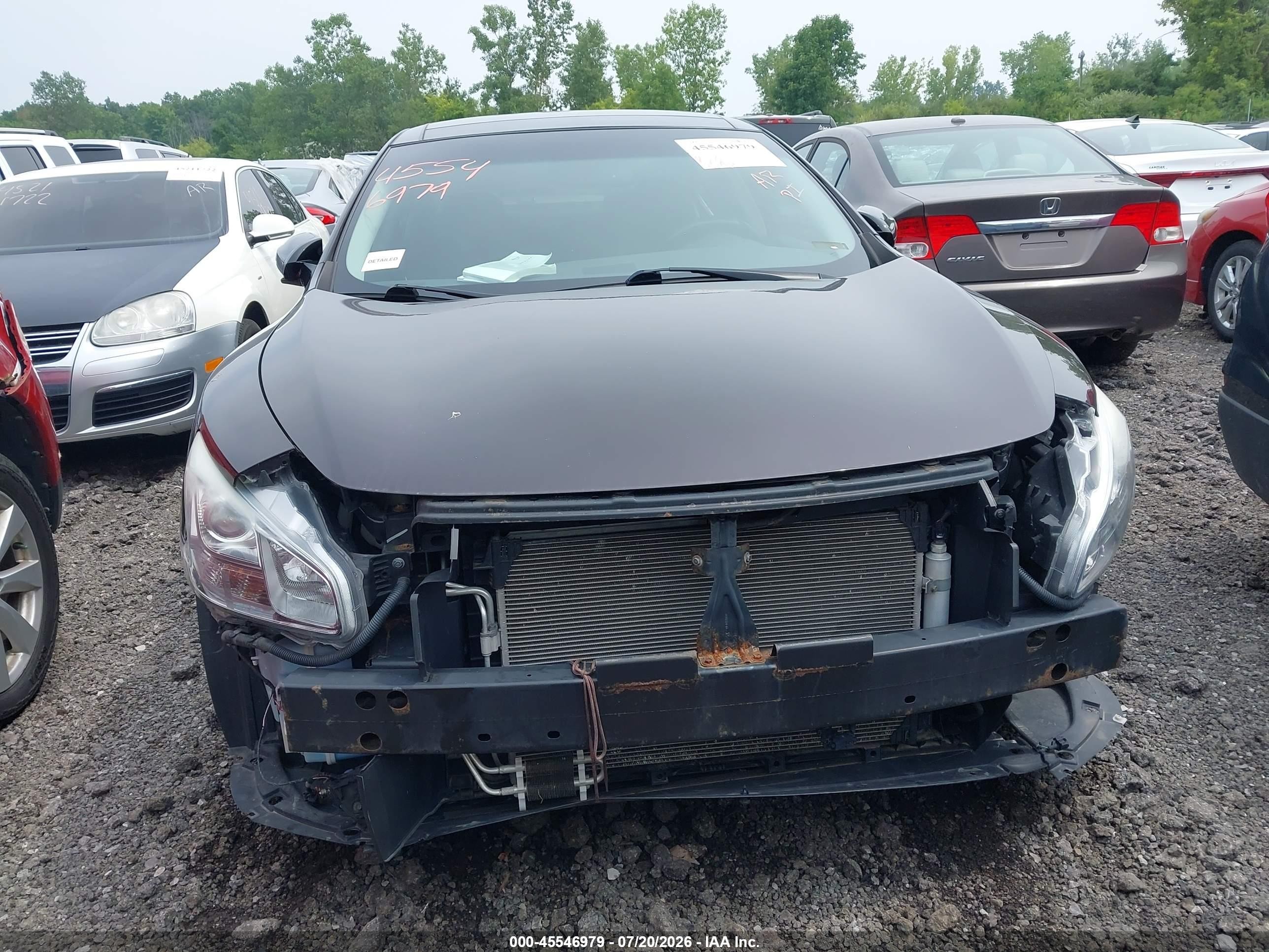 2012 Nissan Maxima 3.5 Sv Purple vin: 1N4AA5AP9CC800198