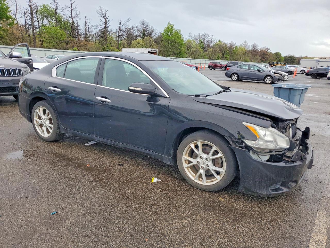 2012 Nissan Maxima 3.5 S Black vin: 1N4AA5AP9CC800993