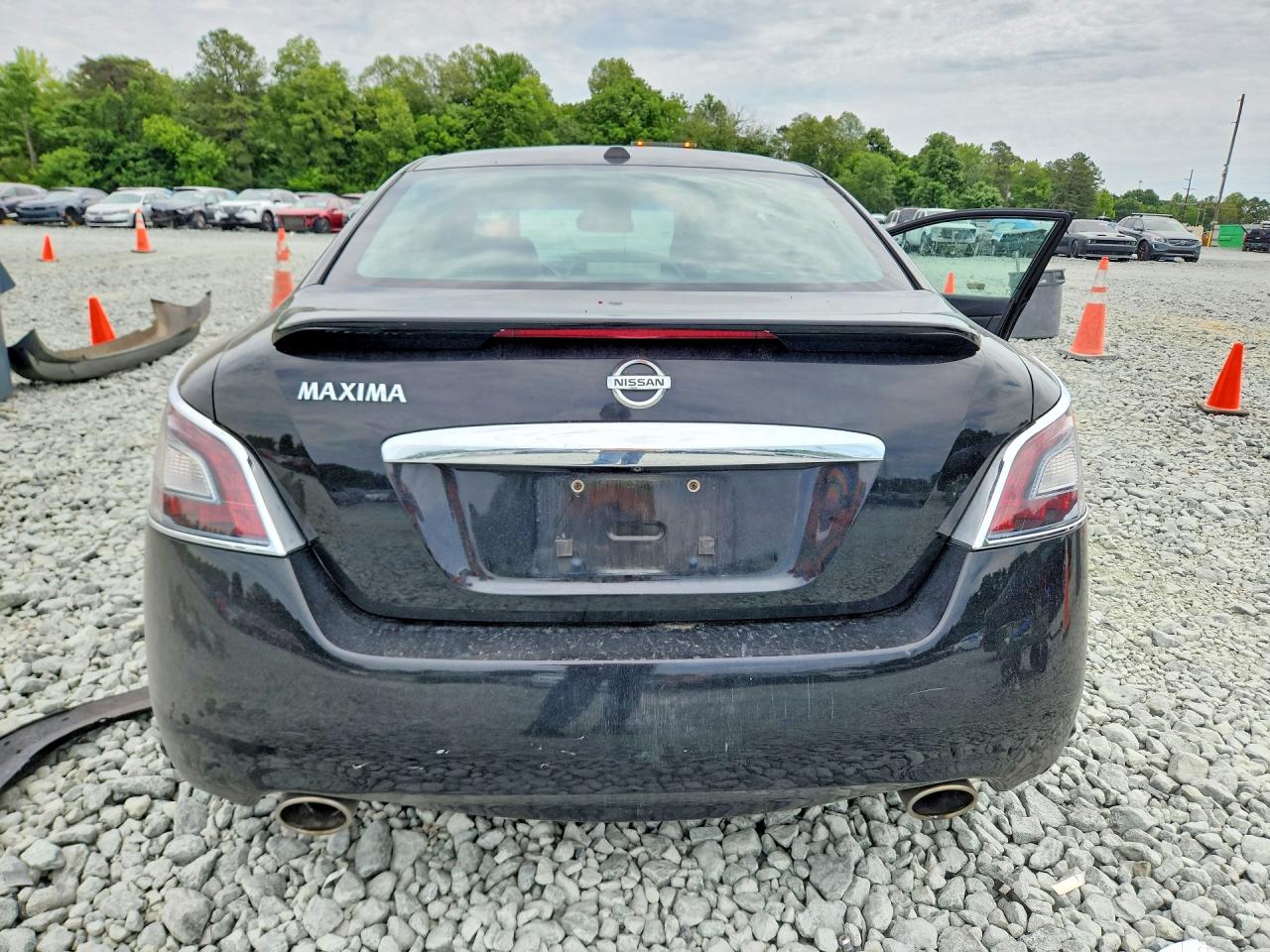 2012 Nissan Maxima 3.5 S Black vin: 1N4AA5AP9CC808138