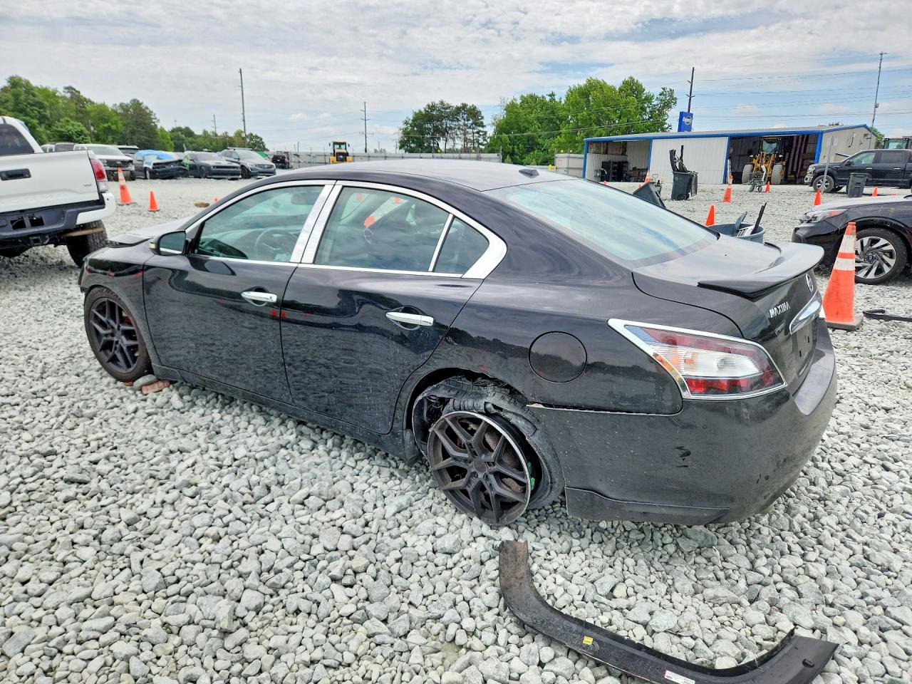 2012 Nissan Maxima 3.5 S Black vin: 1N4AA5AP9CC808138