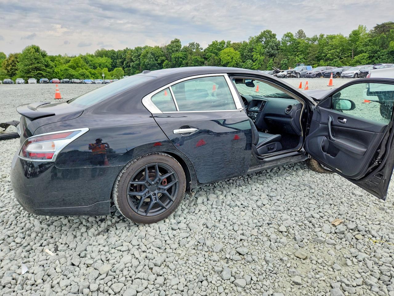 2012 Nissan Maxima 3.5 S Black vin: 1N4AA5AP9CC808138