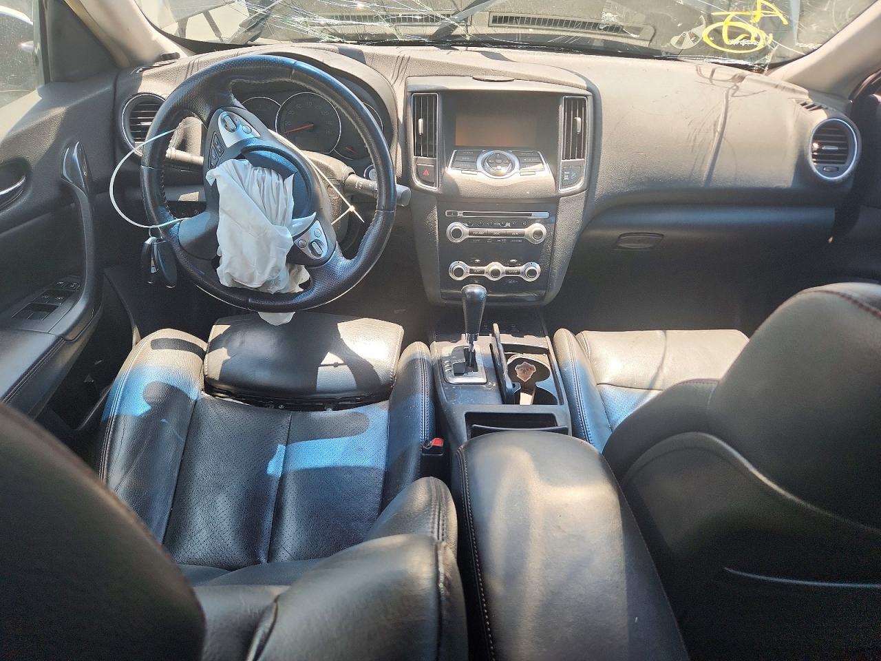 2012 Nissan Maxima 3.5 S Black vin: 1N4AA5AP9CC808138