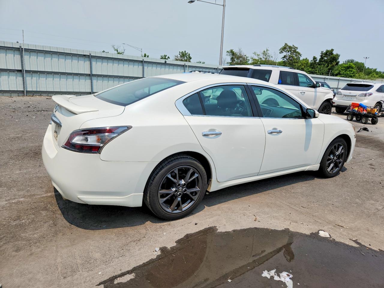 2012 Nissan Maxima 3.5 S Белый vin: 1N4AA5AP9CC835663