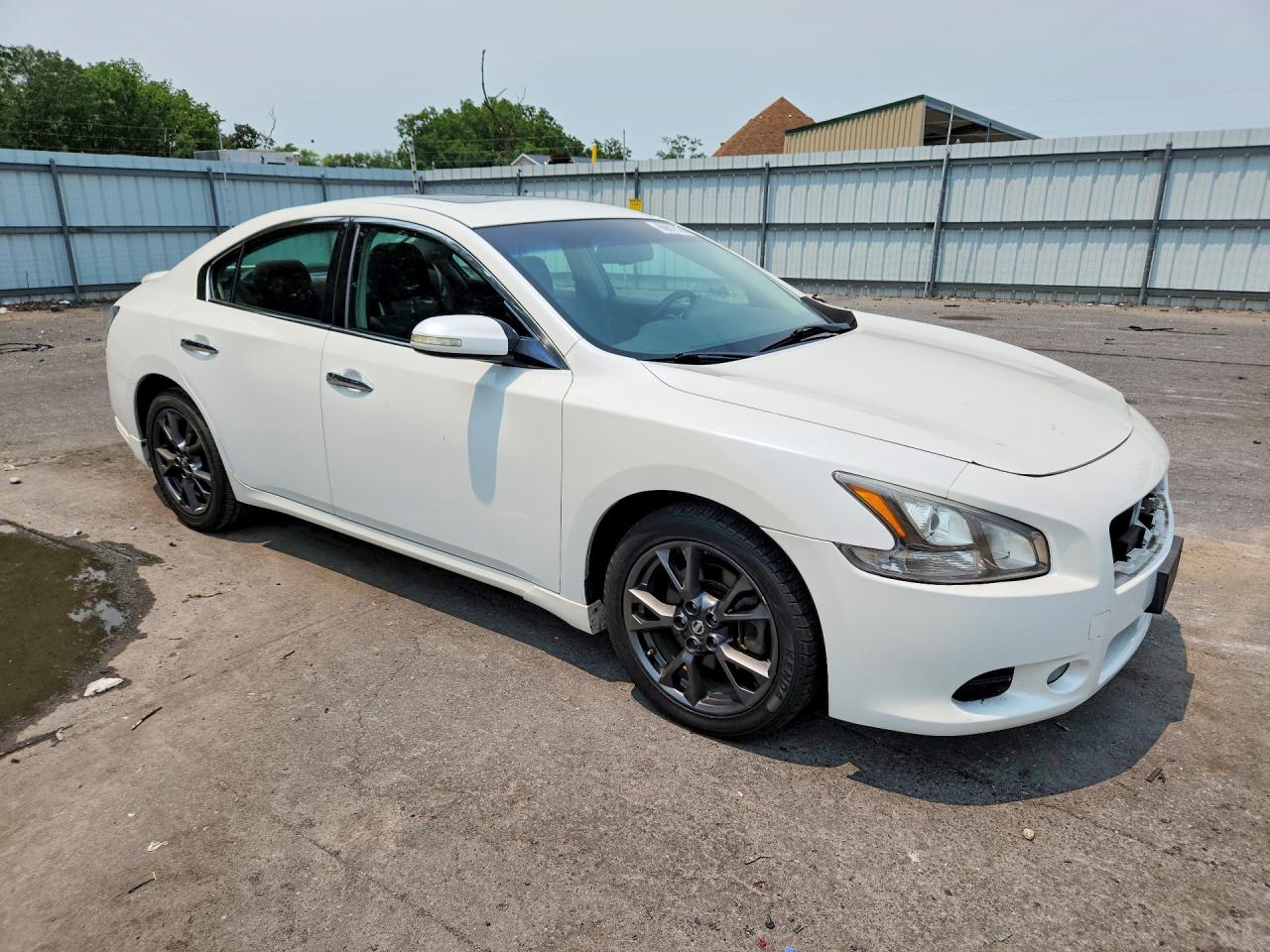 2012 Nissan Maxima 3.5 S Белый vin: 1N4AA5AP9CC835663