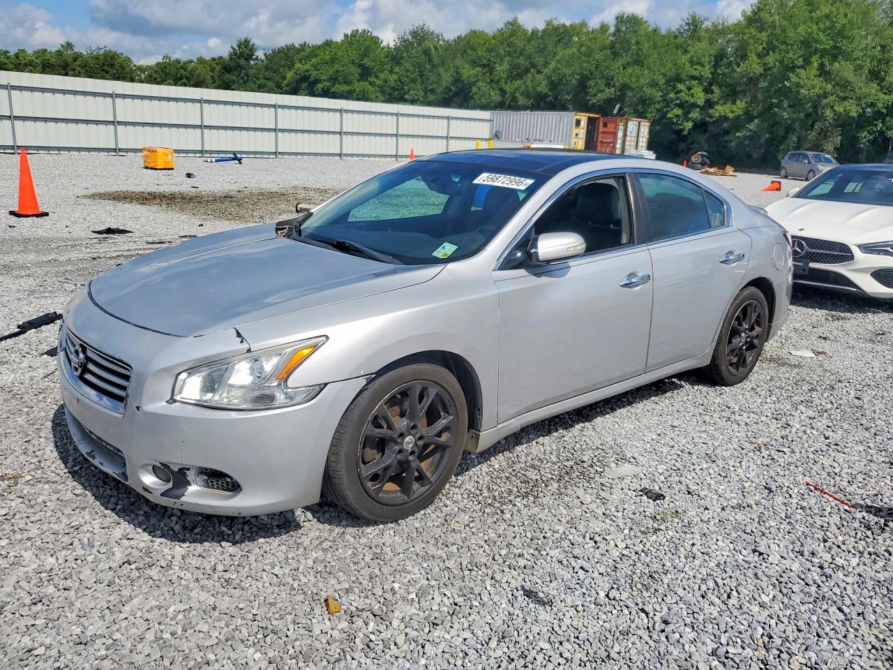 2012 Nissan Maxima S/sv Серебряный vin: 1N4AA5AP9CC838191