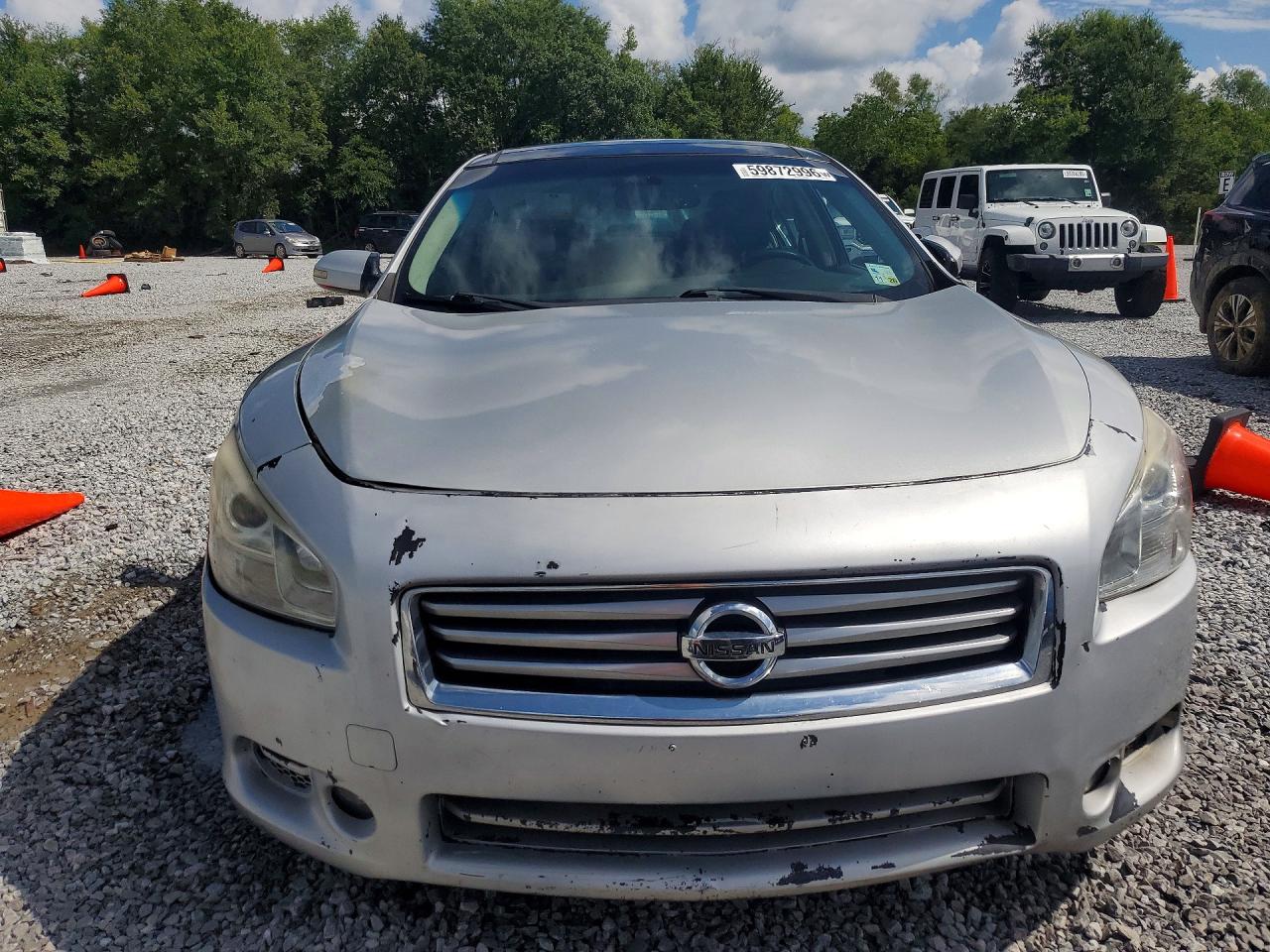 2012 Nissan Maxima S/sv Silver vin: 1N4AA5AP9CC838191