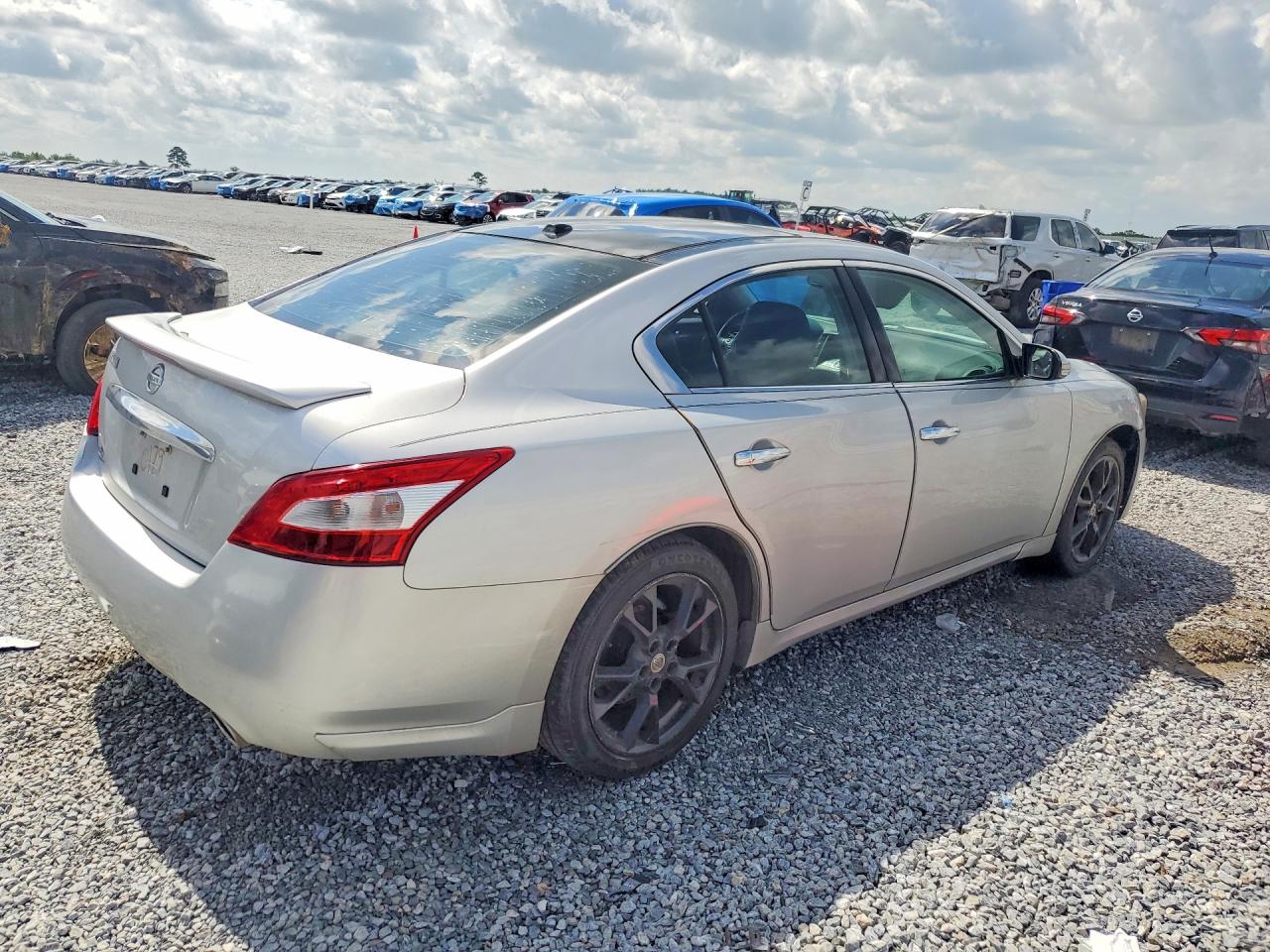 2012 Nissan Maxima S/sv Silver vin: 1N4AA5AP9CC838191