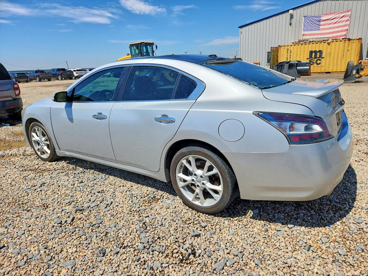 2012 Nissan Maxima 3.5 S Silver vin: 1N4AA5AP9CC849997