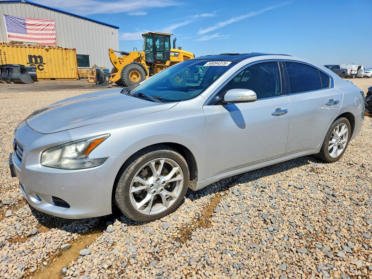 2012 Nissan Maxima 3.5 S Серебряный vin: 1N4AA5AP9CC849997