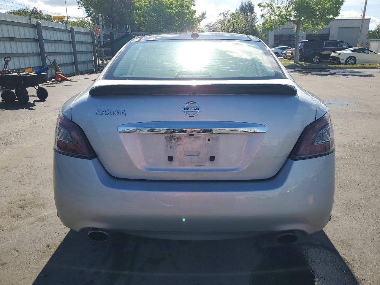 2012 Nissan Maxima 3.5 S Silver vin: 1N4AA5AP9CC853645