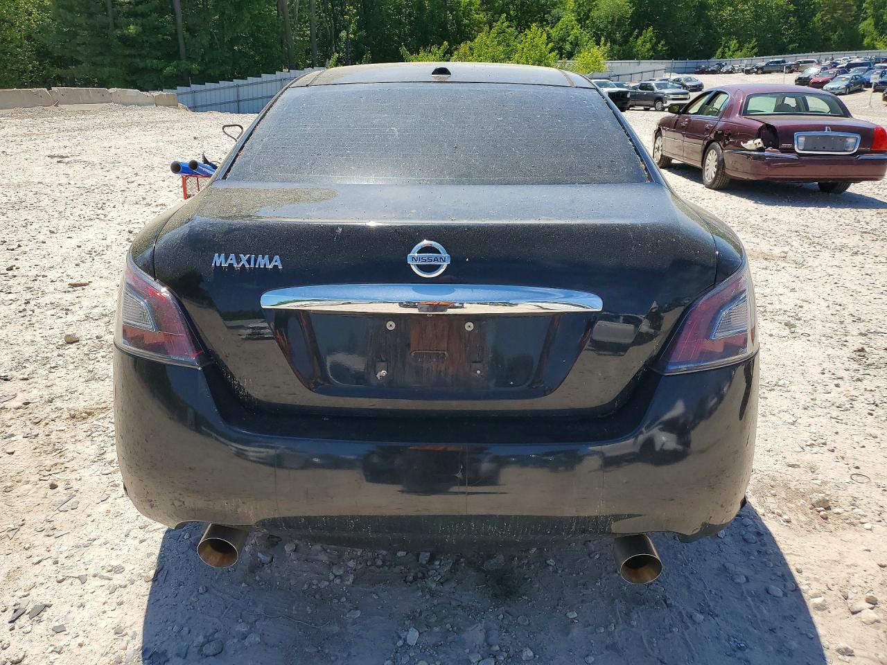 2012 Nissan Maxima Black vin: 1N4AA5AP9CC856688