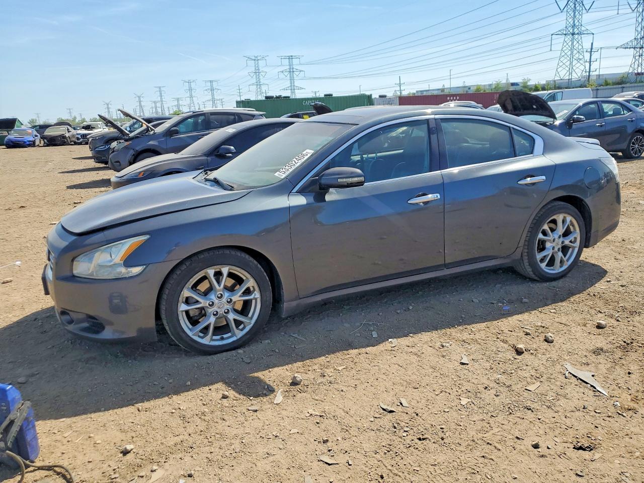 2012 Nissan Maxima S Gray vin: 1N4AA5AP9CC866959