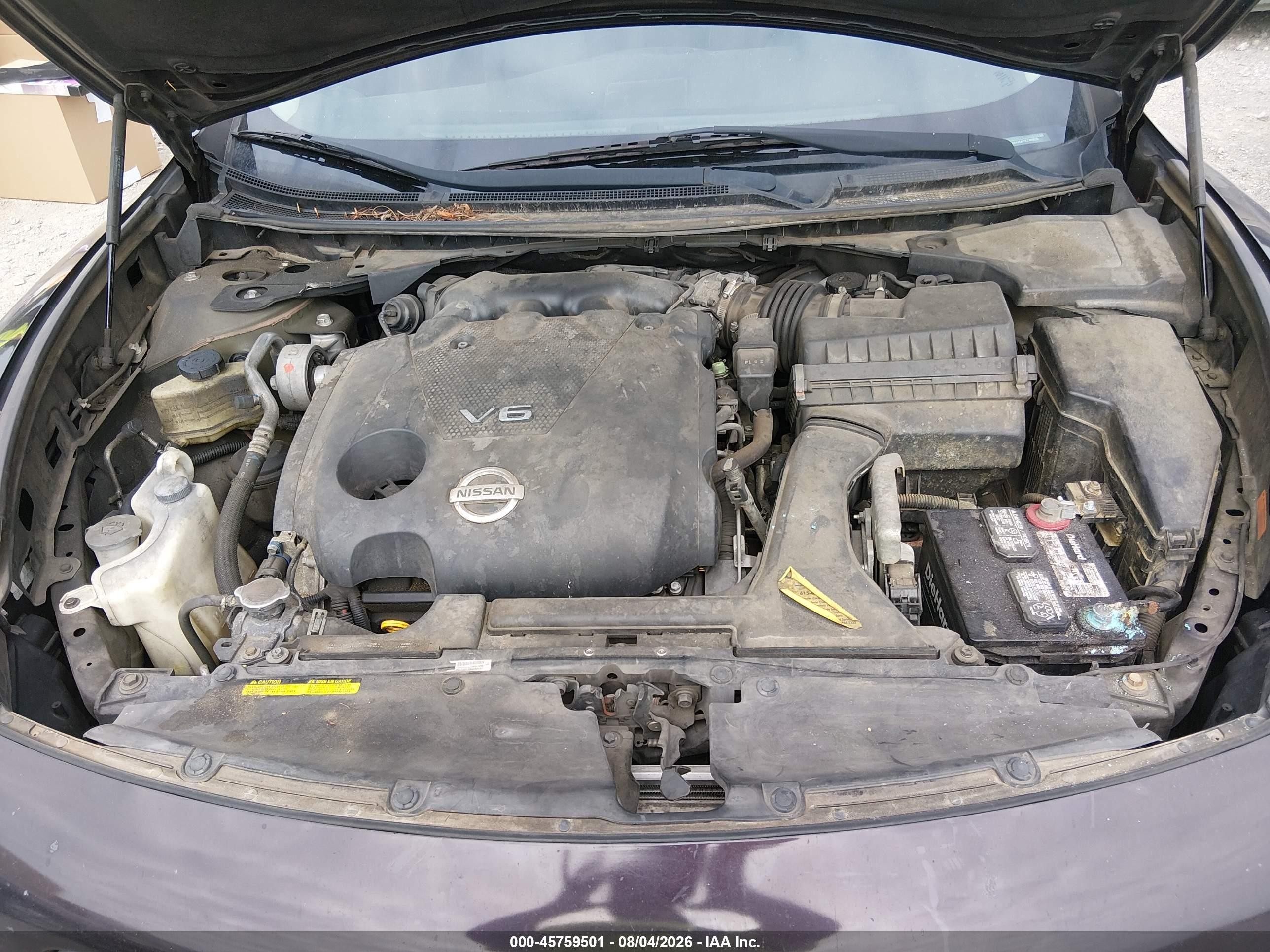 2012 Nissan Maxima 3.5 Sv Black vin: 1N4AA5AP9CC869036