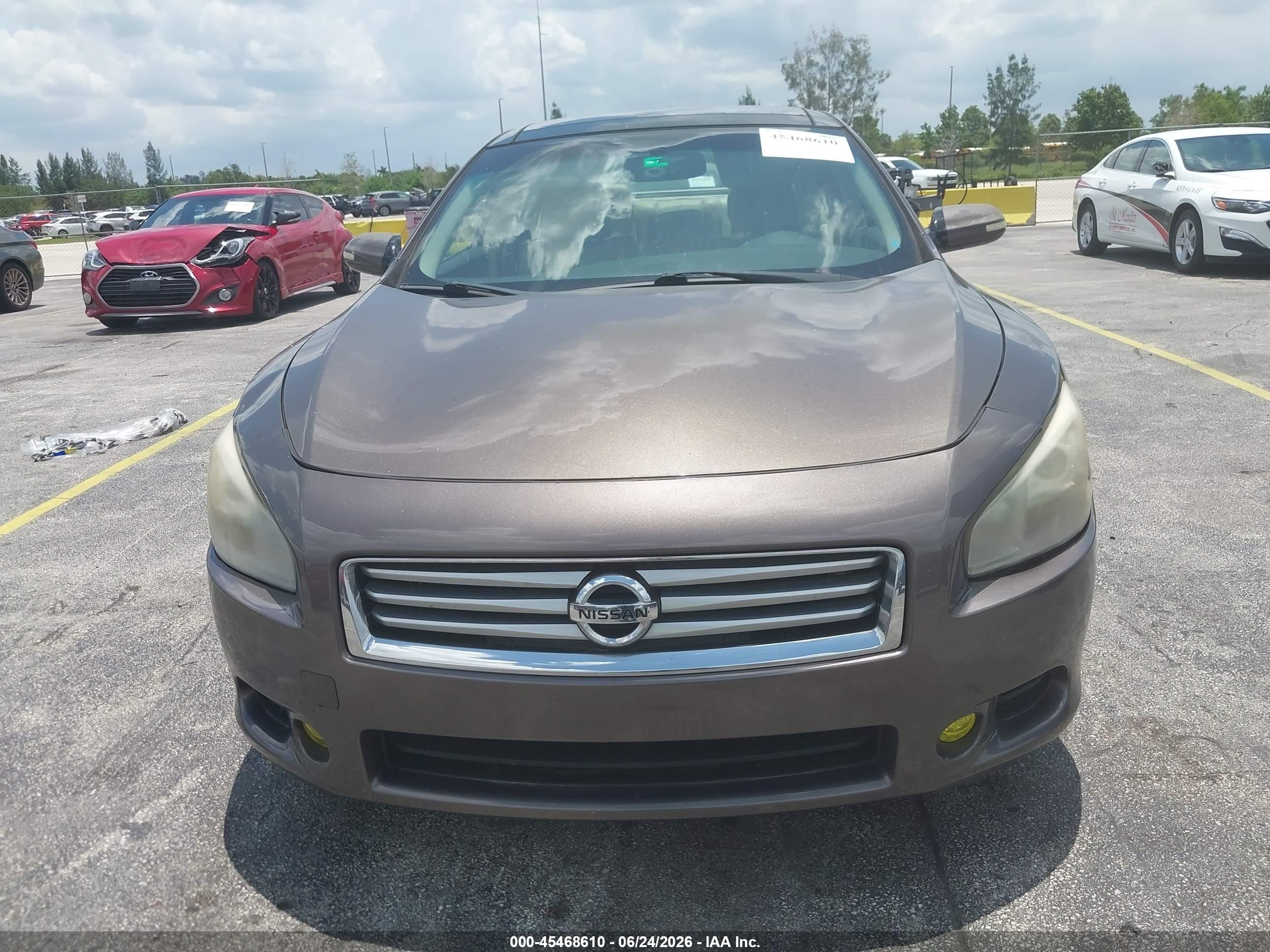 2012 Nissan Maxima 3.5 Sv Brown vin: 1N4AA5AP9CC869974