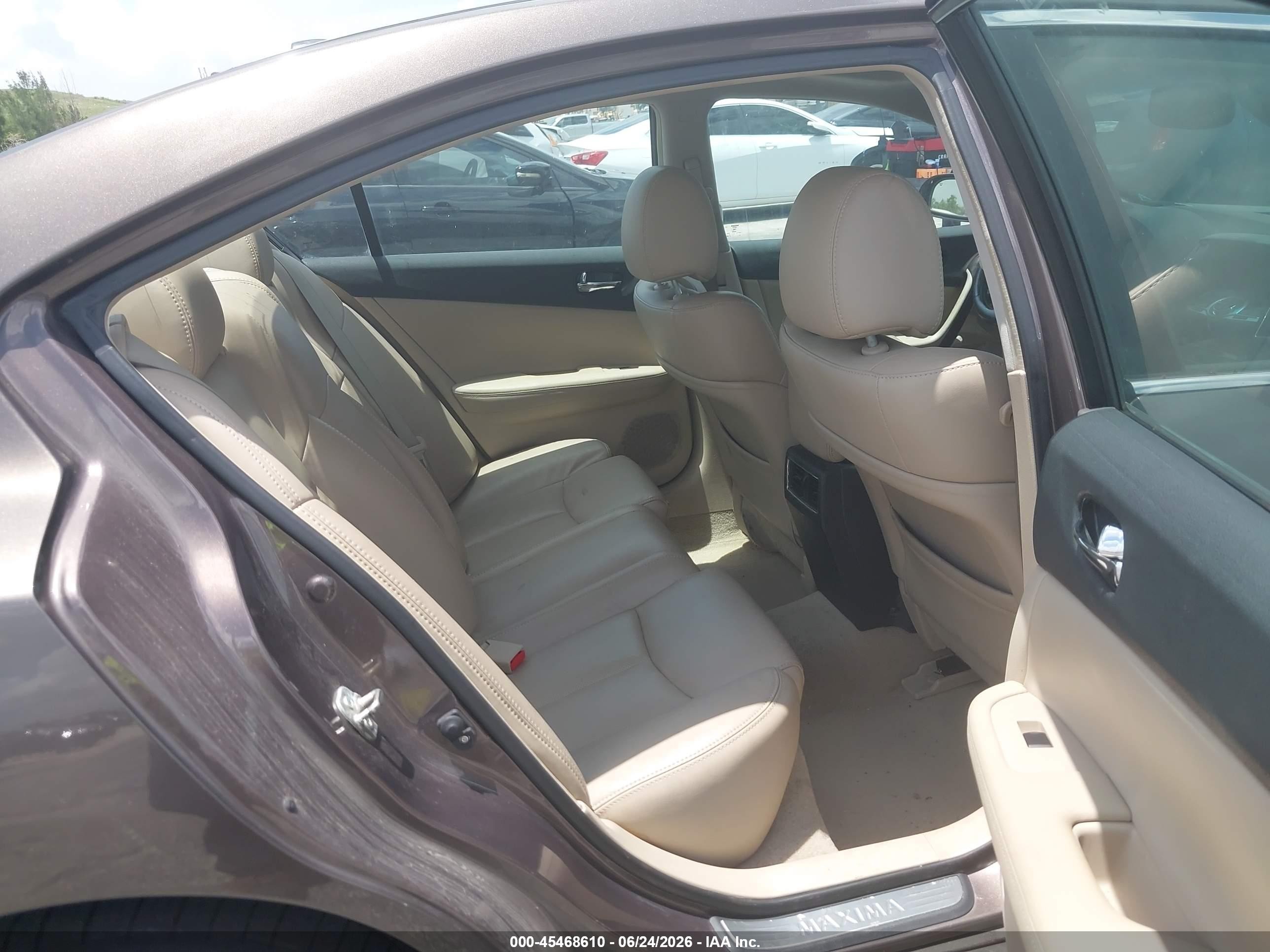 2012 Nissan Maxima 3.5 Sv Brown vin: 1N4AA5AP9CC869974