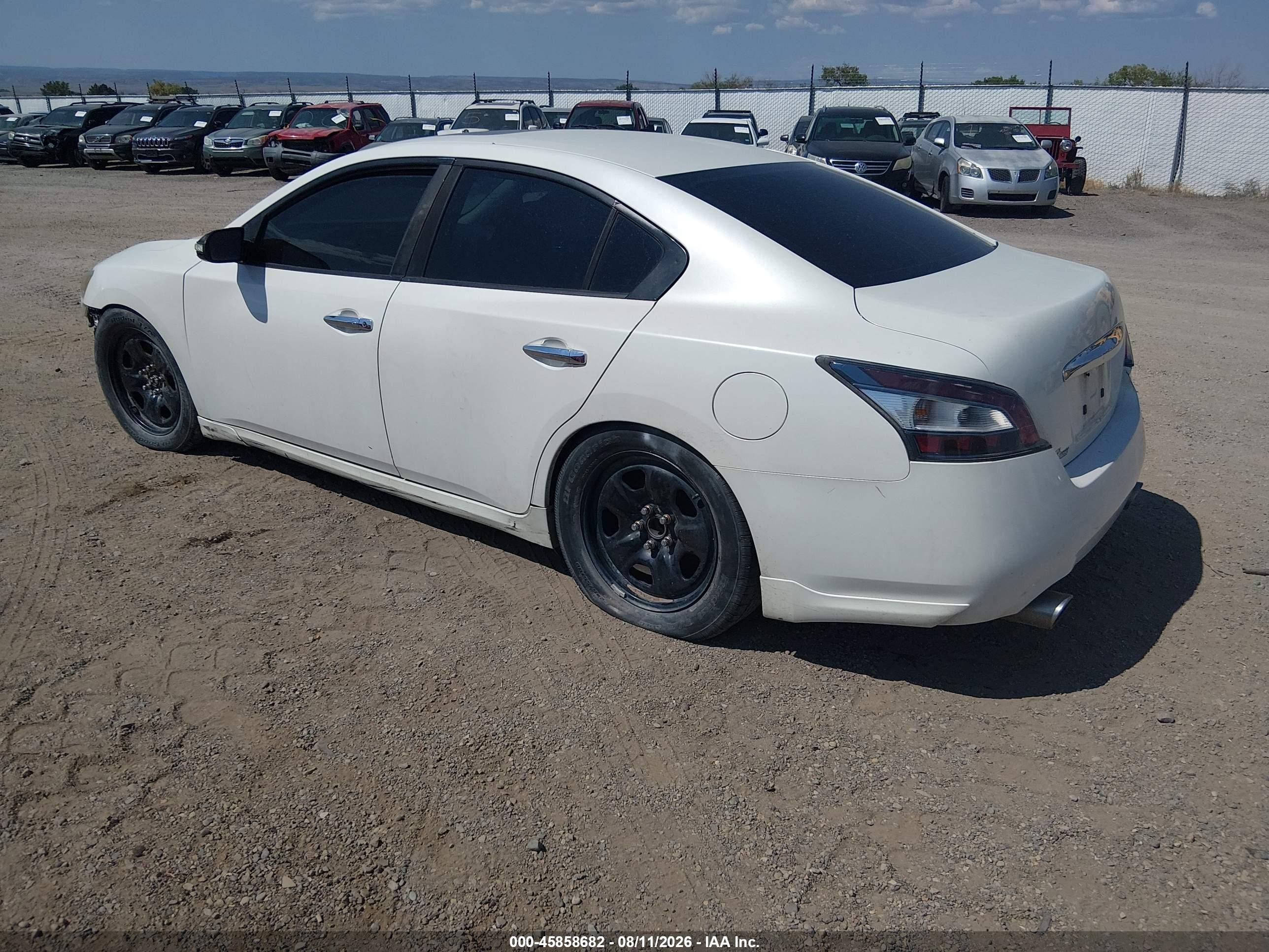 2013 Nissan Maxima 3.5 S Белый vin: 1N4AA5AP9DC804866