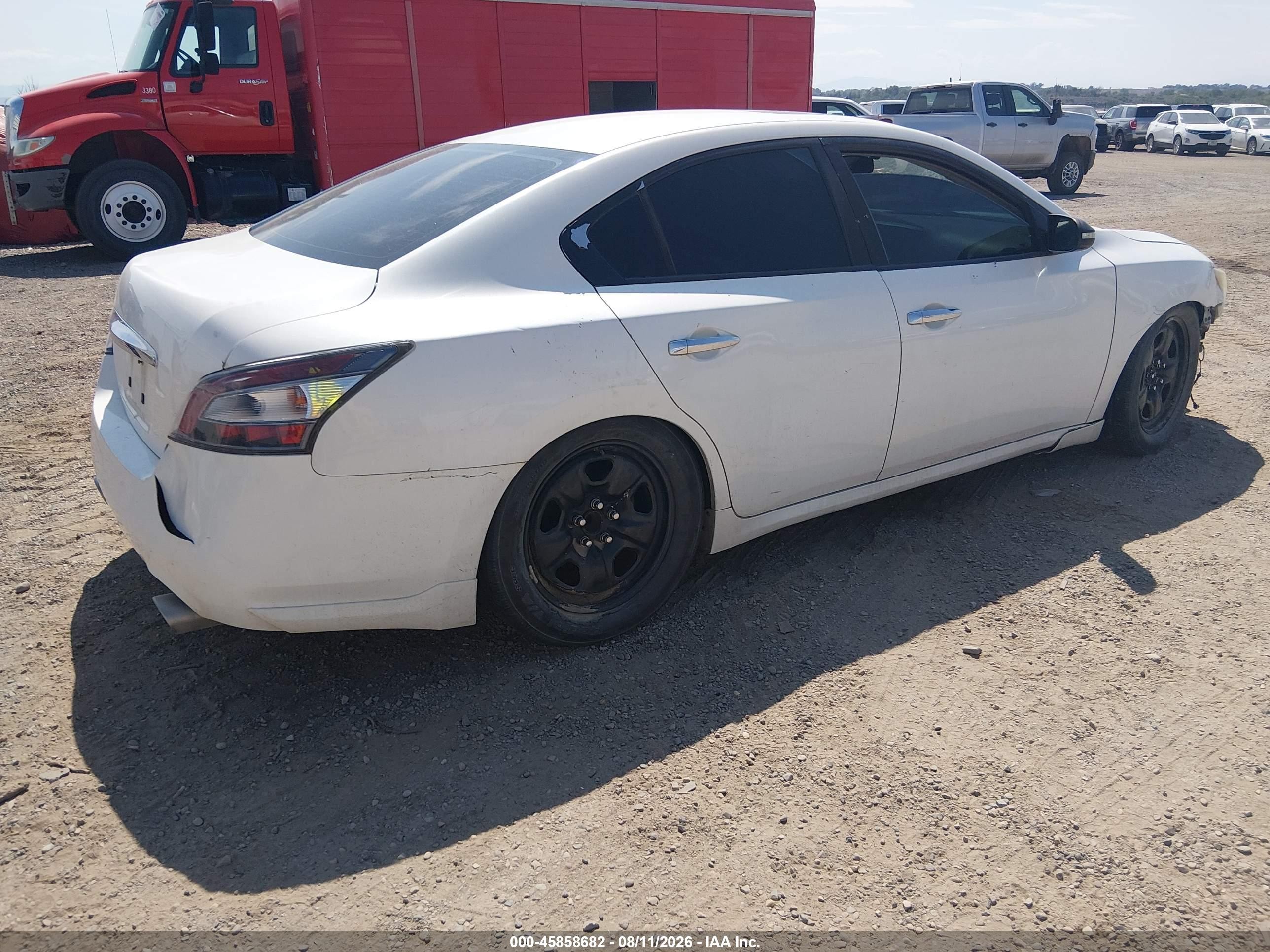2013 Nissan Maxima 3.5 S Белый vin: 1N4AA5AP9DC804866