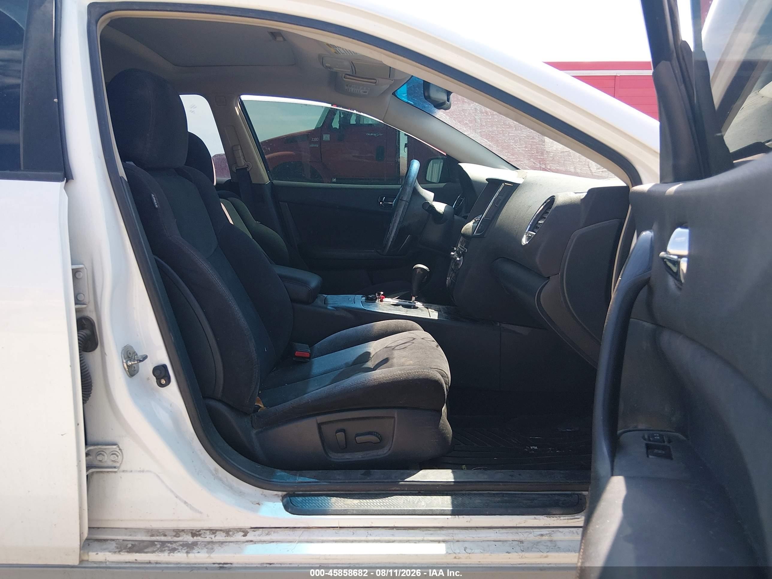 2013 Nissan Maxima 3.5 S Белый vin: 1N4AA5AP9DC804866