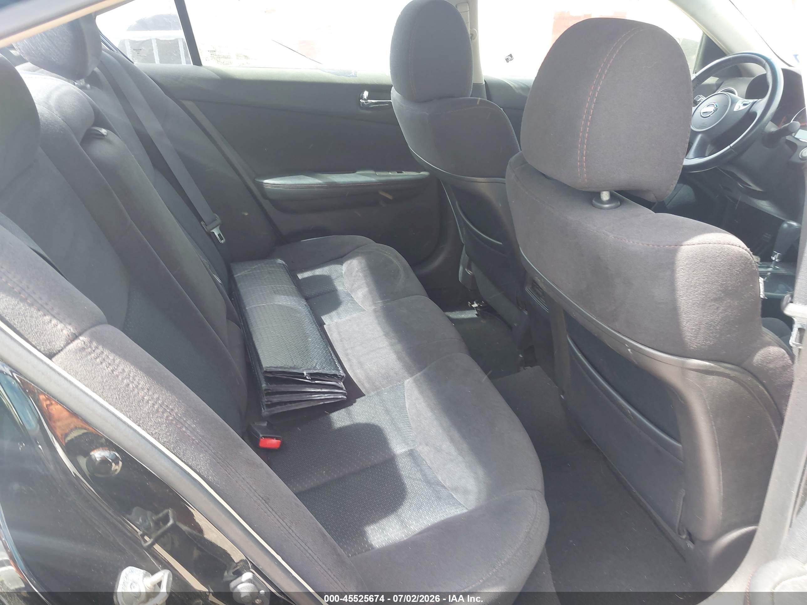 2013 Nissan Maxima 3.5 S Black vin: 1N4AA5AP9DC809033