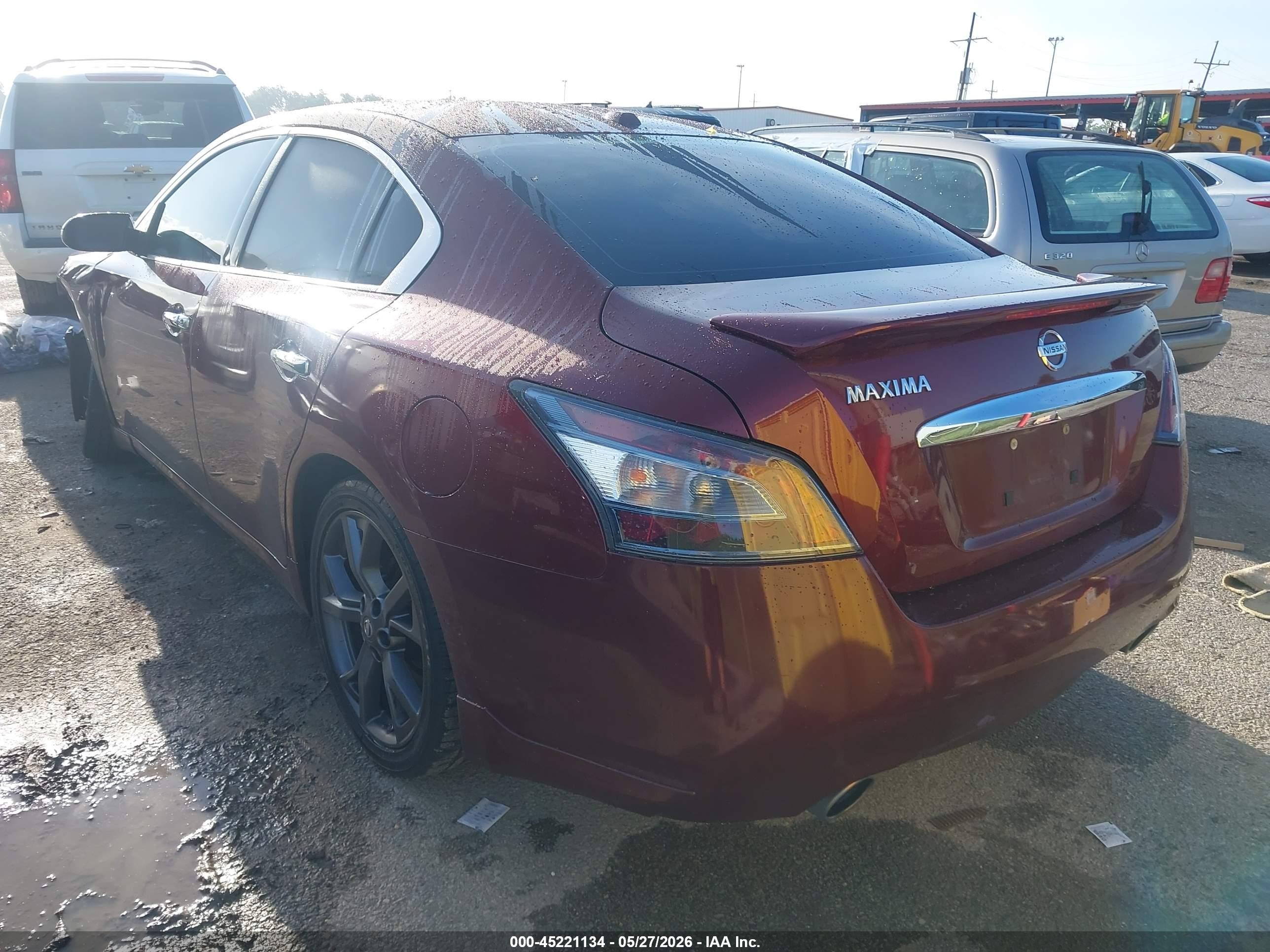 2013 Nissan Maxima 3.5 Sv Red vin: 1N4AA5AP9DC809873