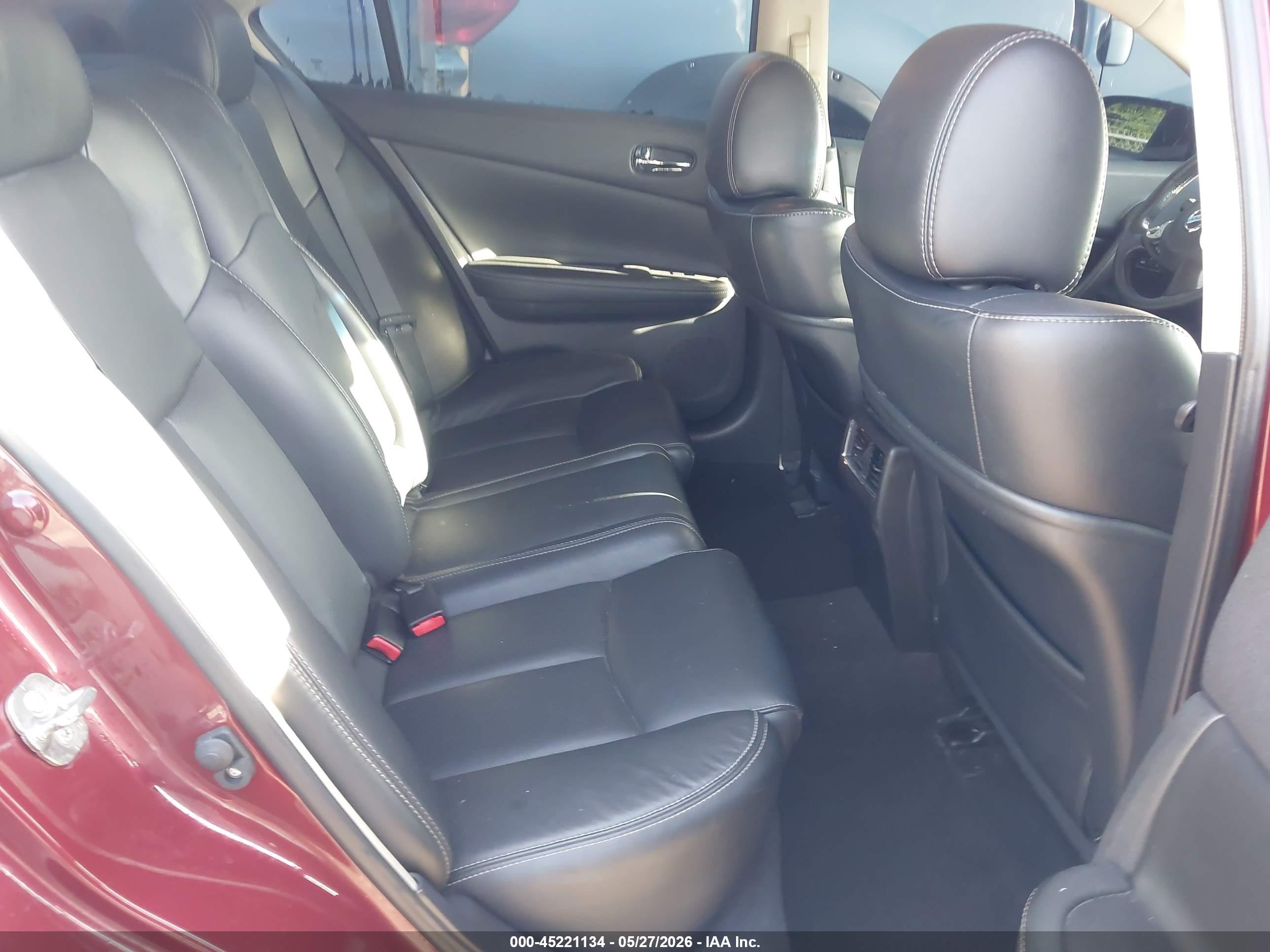 2013 Nissan Maxima 3.5 Sv Red vin: 1N4AA5AP9DC809873