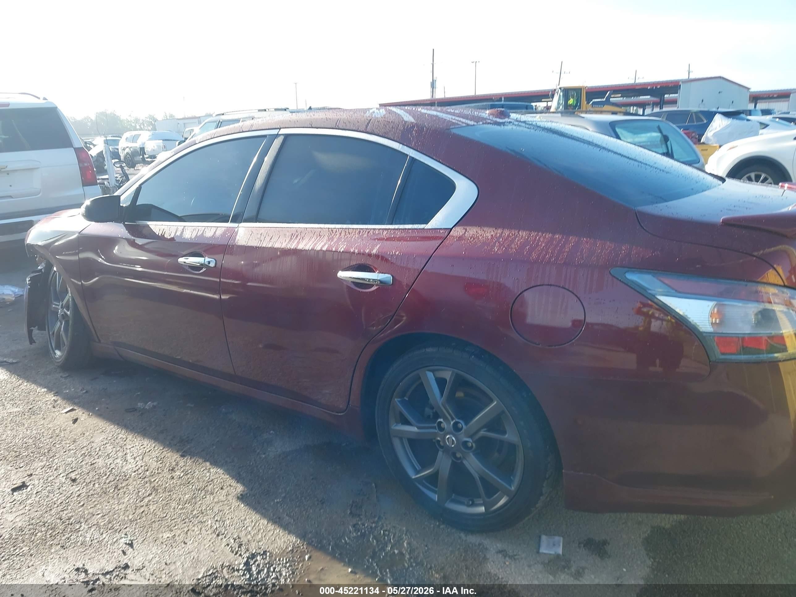2013 Nissan Maxima 3.5 Sv Red vin: 1N4AA5AP9DC809873