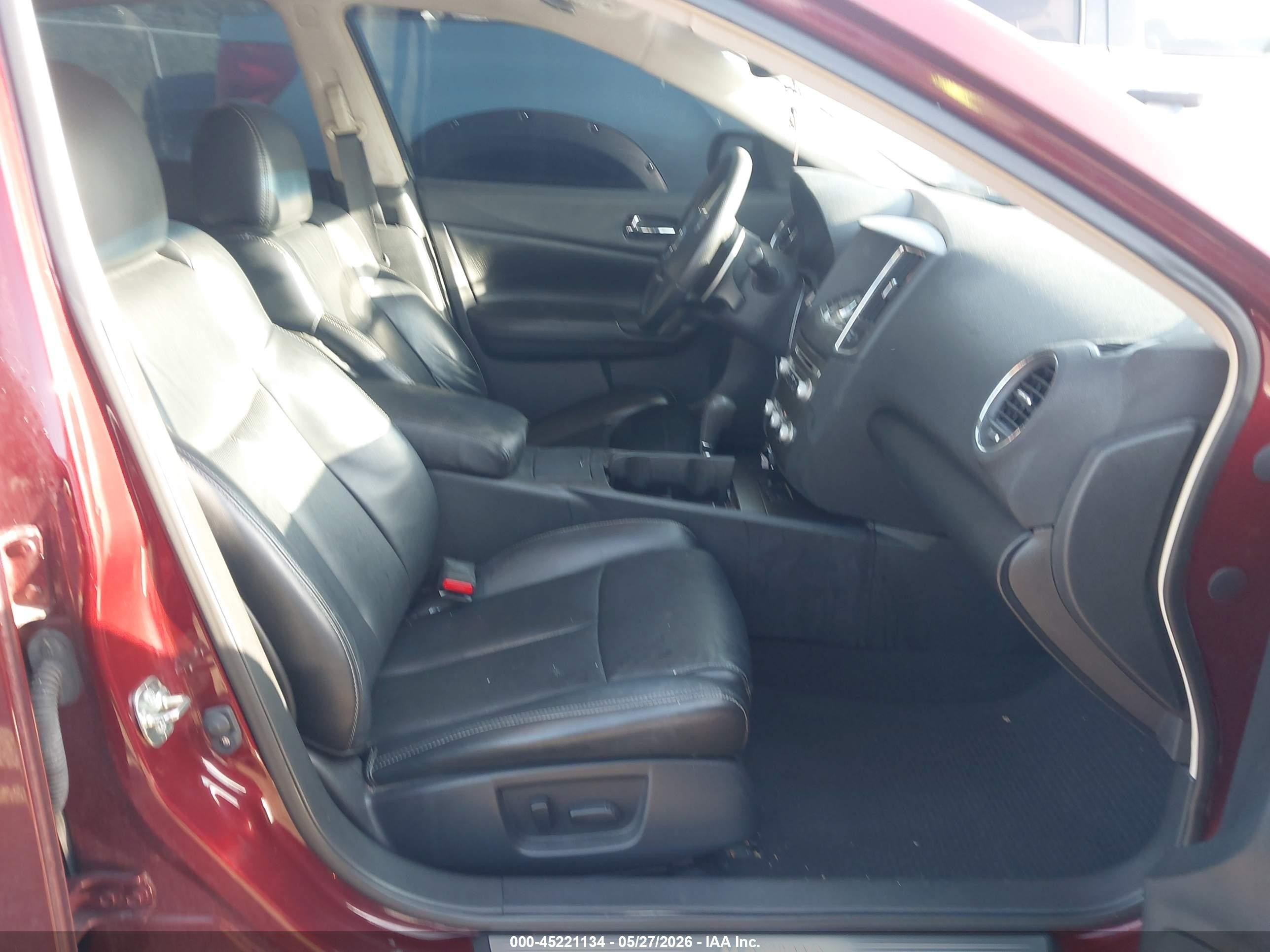 2013 Nissan Maxima 3.5 Sv Red vin: 1N4AA5AP9DC809873