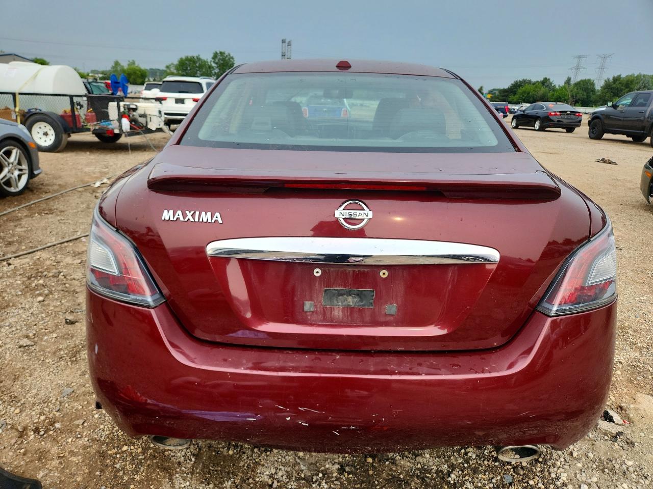 2013 Nissan Maxima 3.5 S Red vin: 1N4AA5AP9DC813504