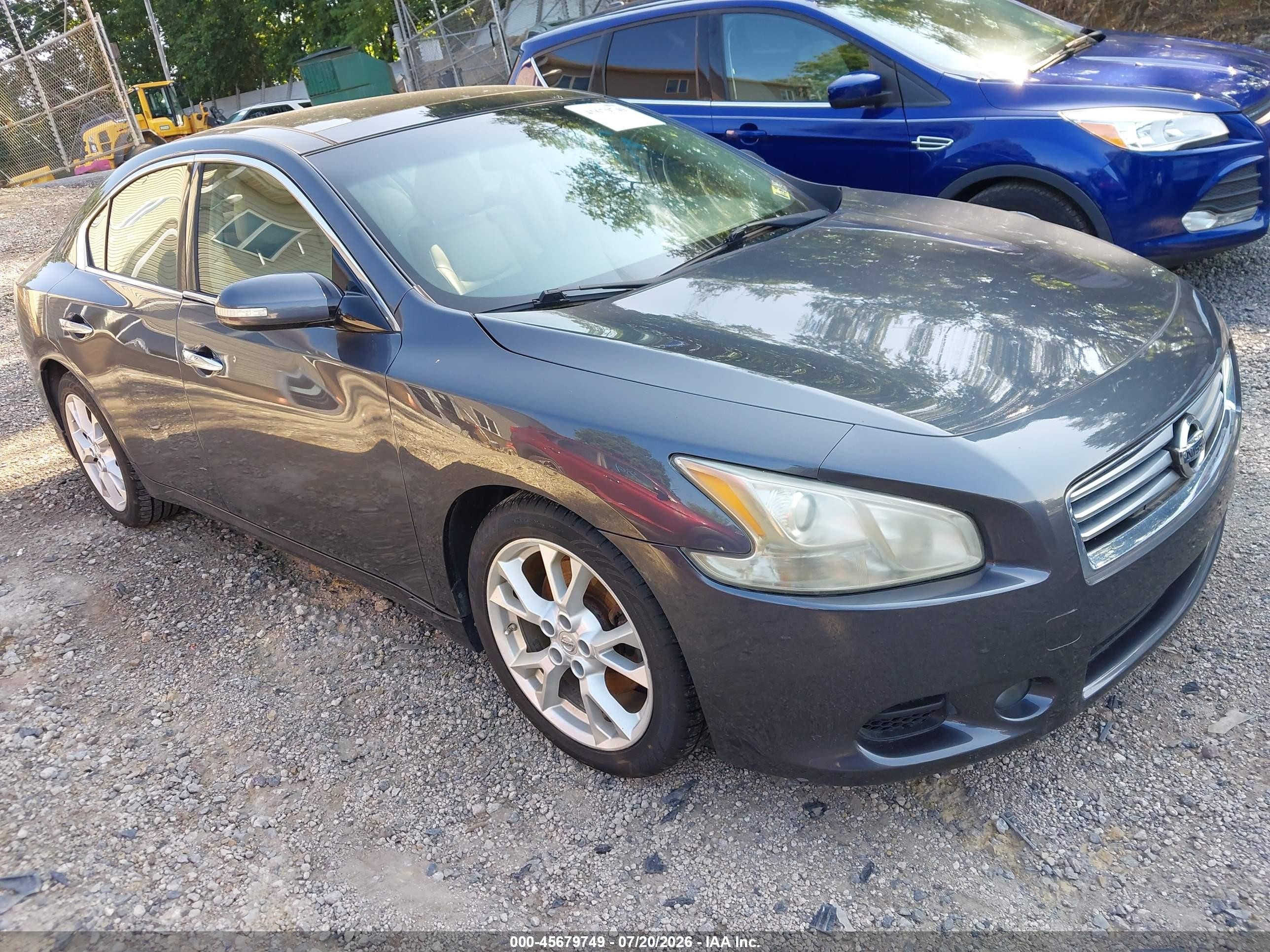 2013 Nissan Maxima 3.5 Sv Gray vin: 1N4AA5AP9DC817844
