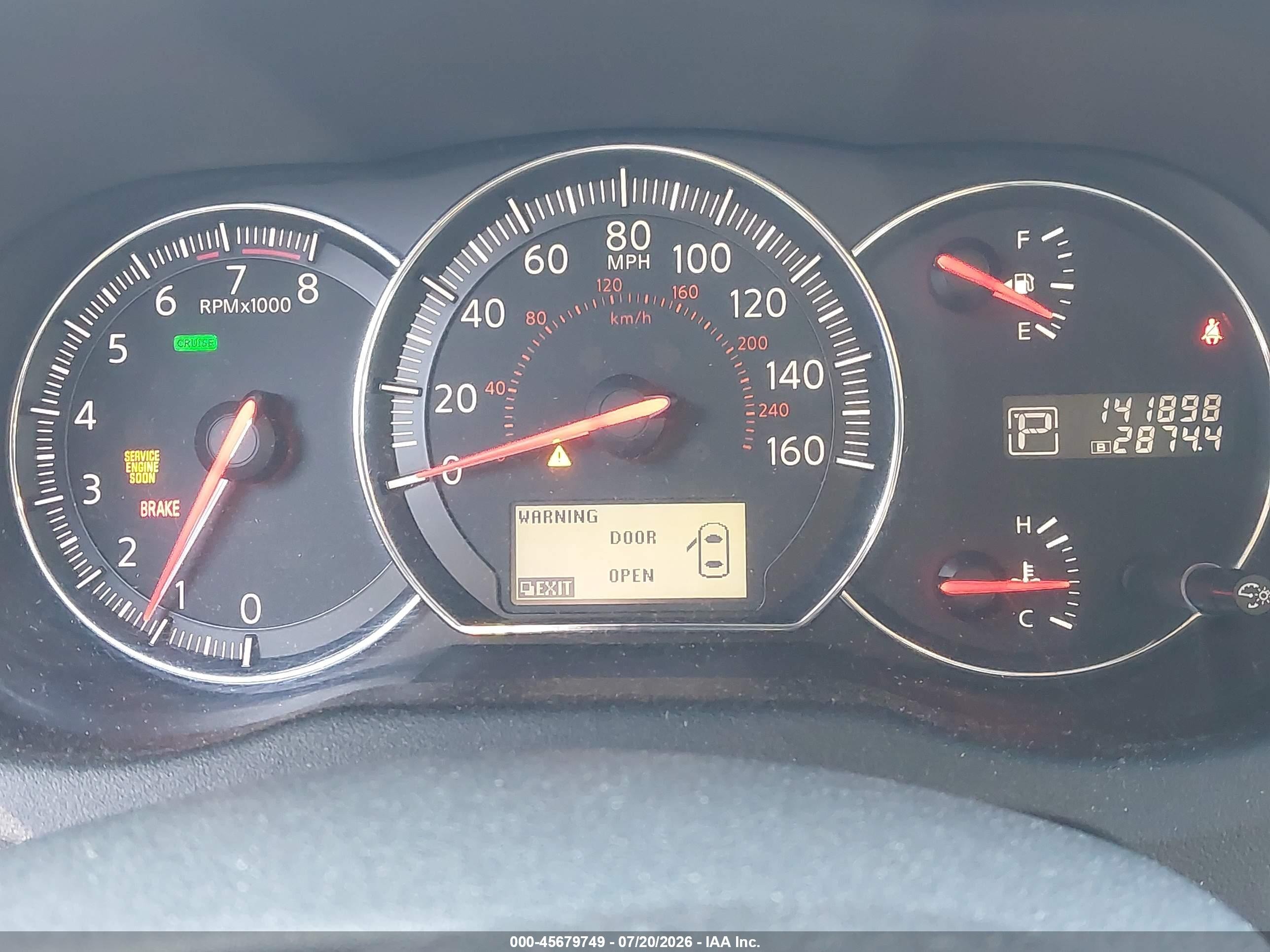 2013 Nissan Maxima 3.5 Sv Gray vin: 1N4AA5AP9DC817844