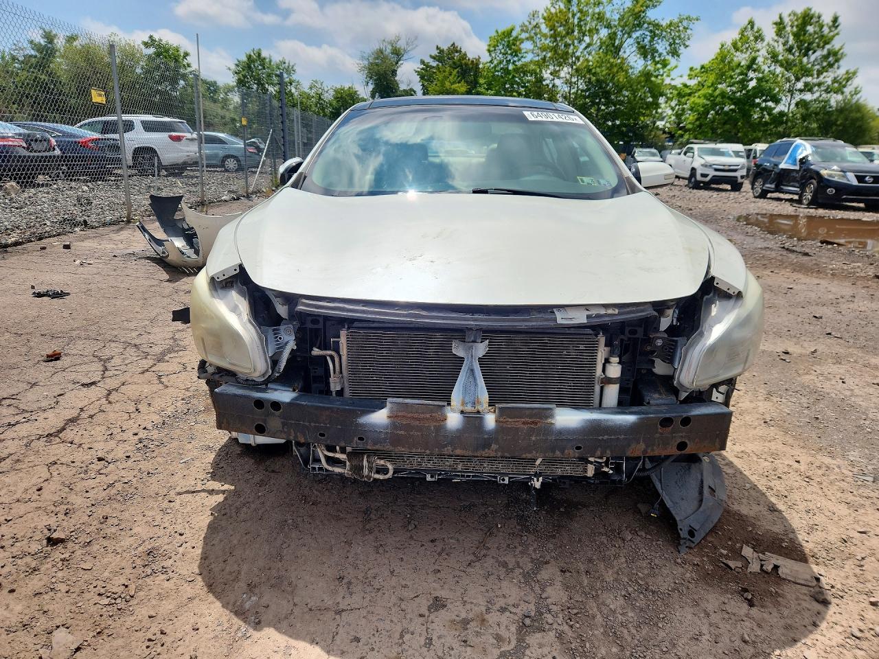 2013 Nissan Maxima 3.5 S White vin: 1N4AA5AP9DC819352