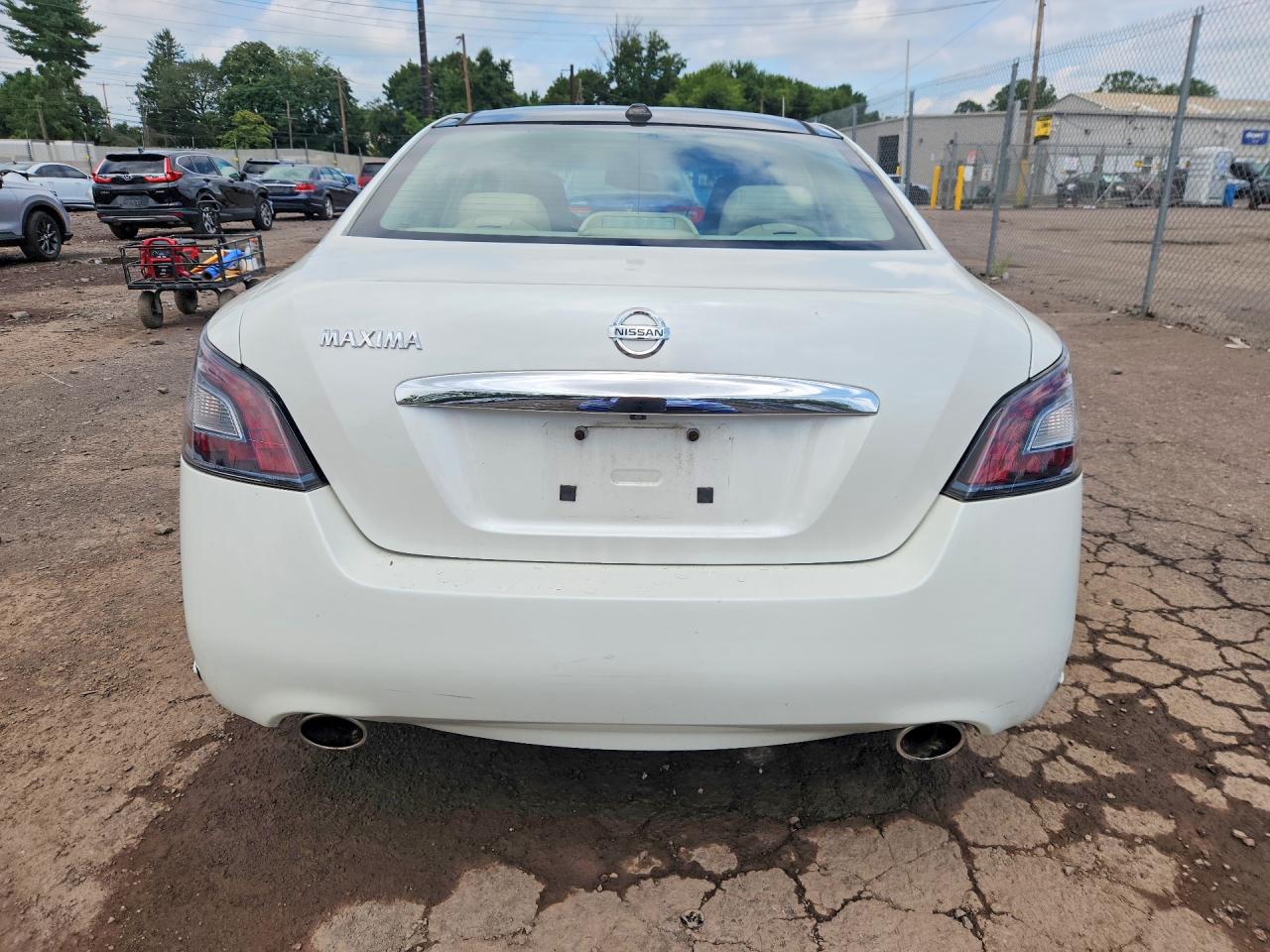 2013 Nissan Maxima 3.5 S White vin: 1N4AA5AP9DC819352