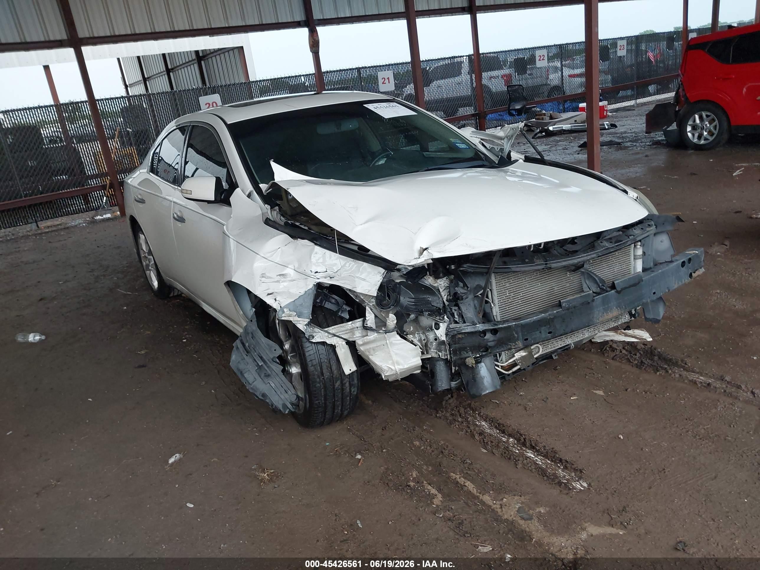 2013 Nissan Maxima 3.5 Sv White vin: 1N4AA5AP9DC821926