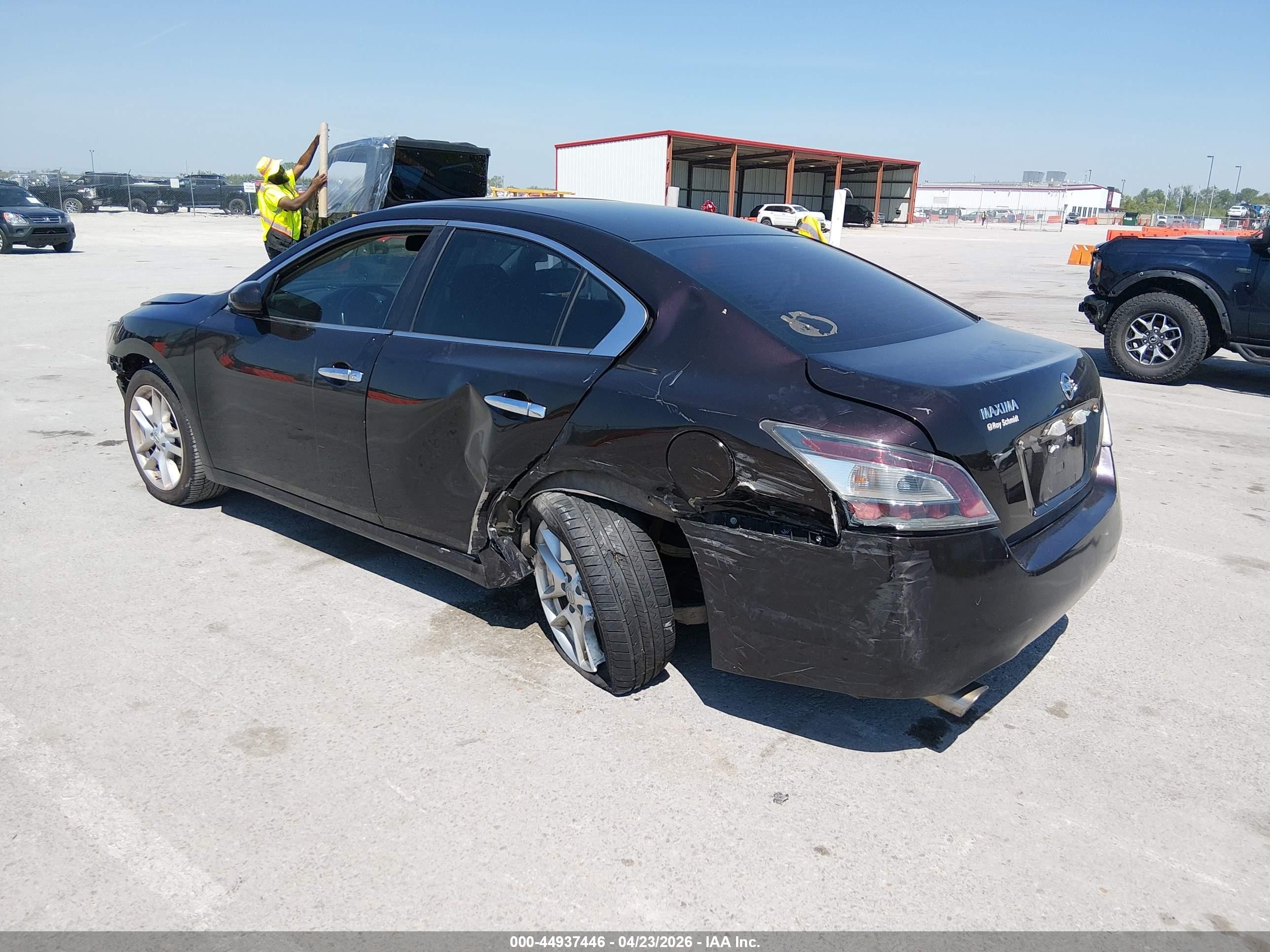 2013 Nissan Maxima 3.5 S Black vin: 1N4AA5AP9DC825751