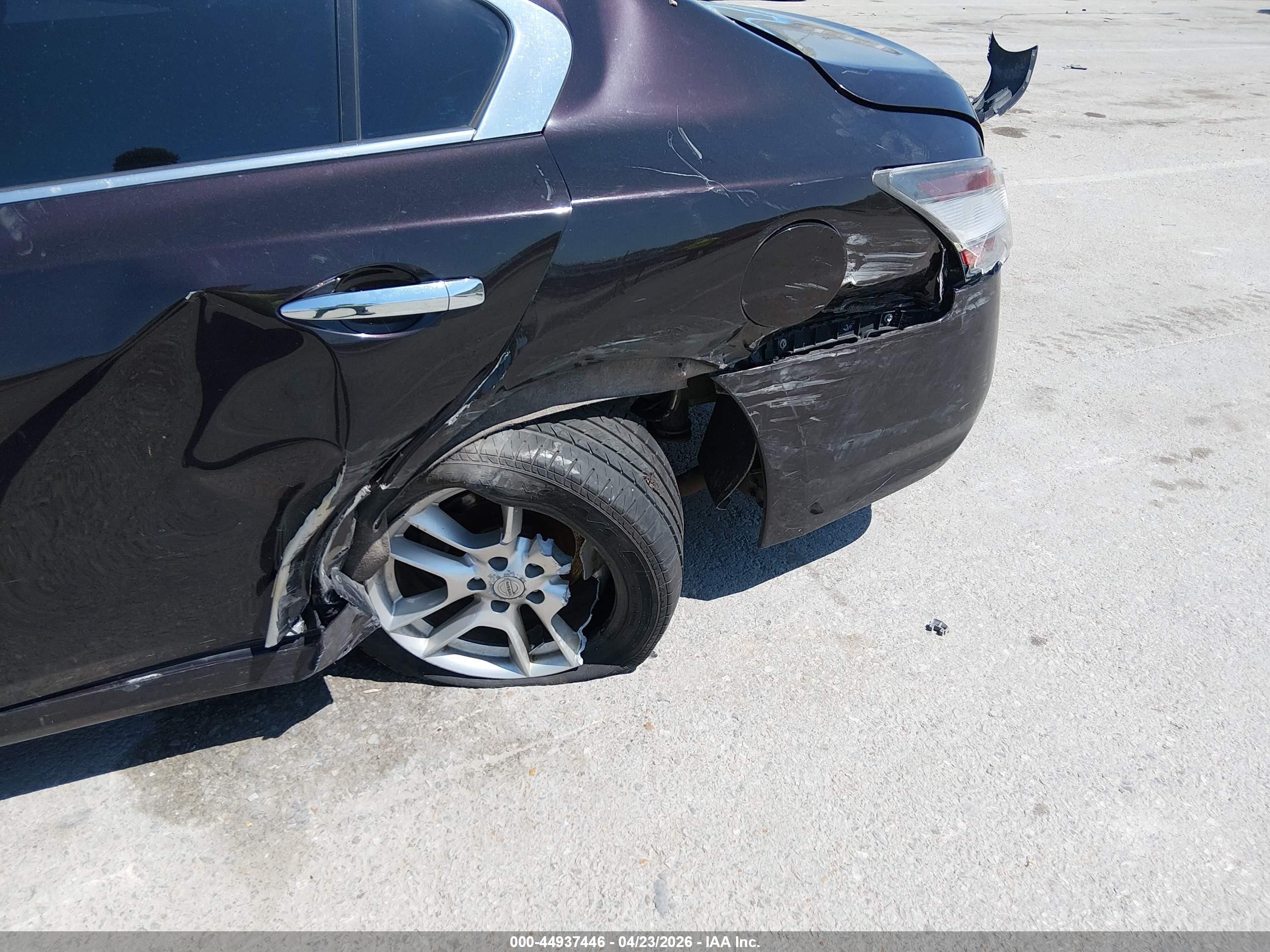 2013 Nissan Maxima 3.5 S Black vin: 1N4AA5AP9DC825751