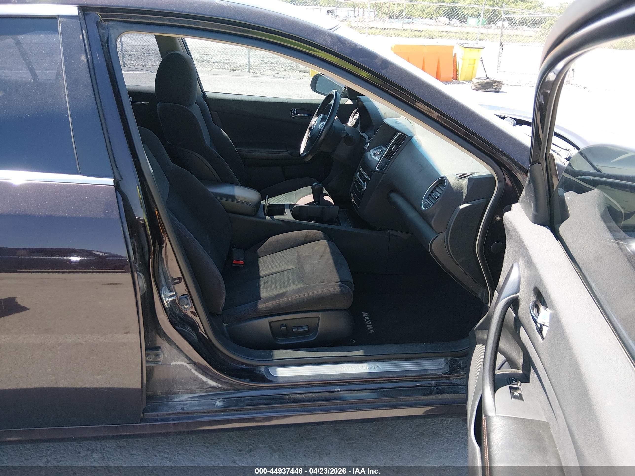 2013 Nissan Maxima 3.5 S Black vin: 1N4AA5AP9DC825751