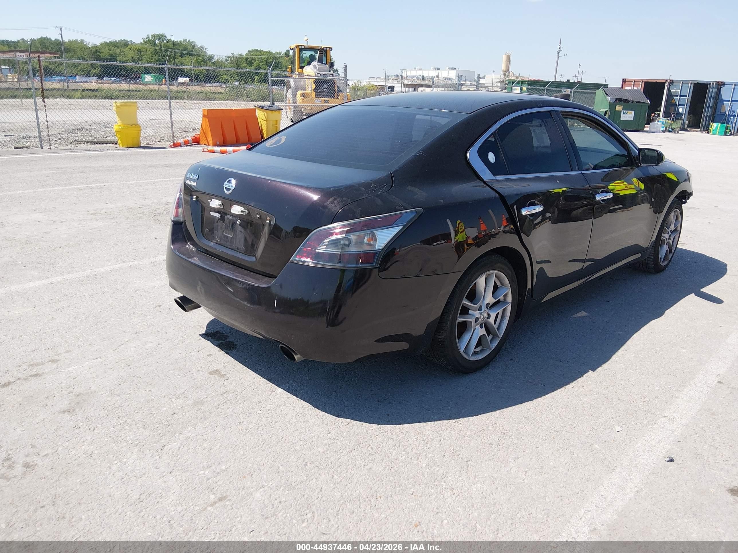 2013 Nissan Maxima 3.5 S Black vin: 1N4AA5AP9DC825751