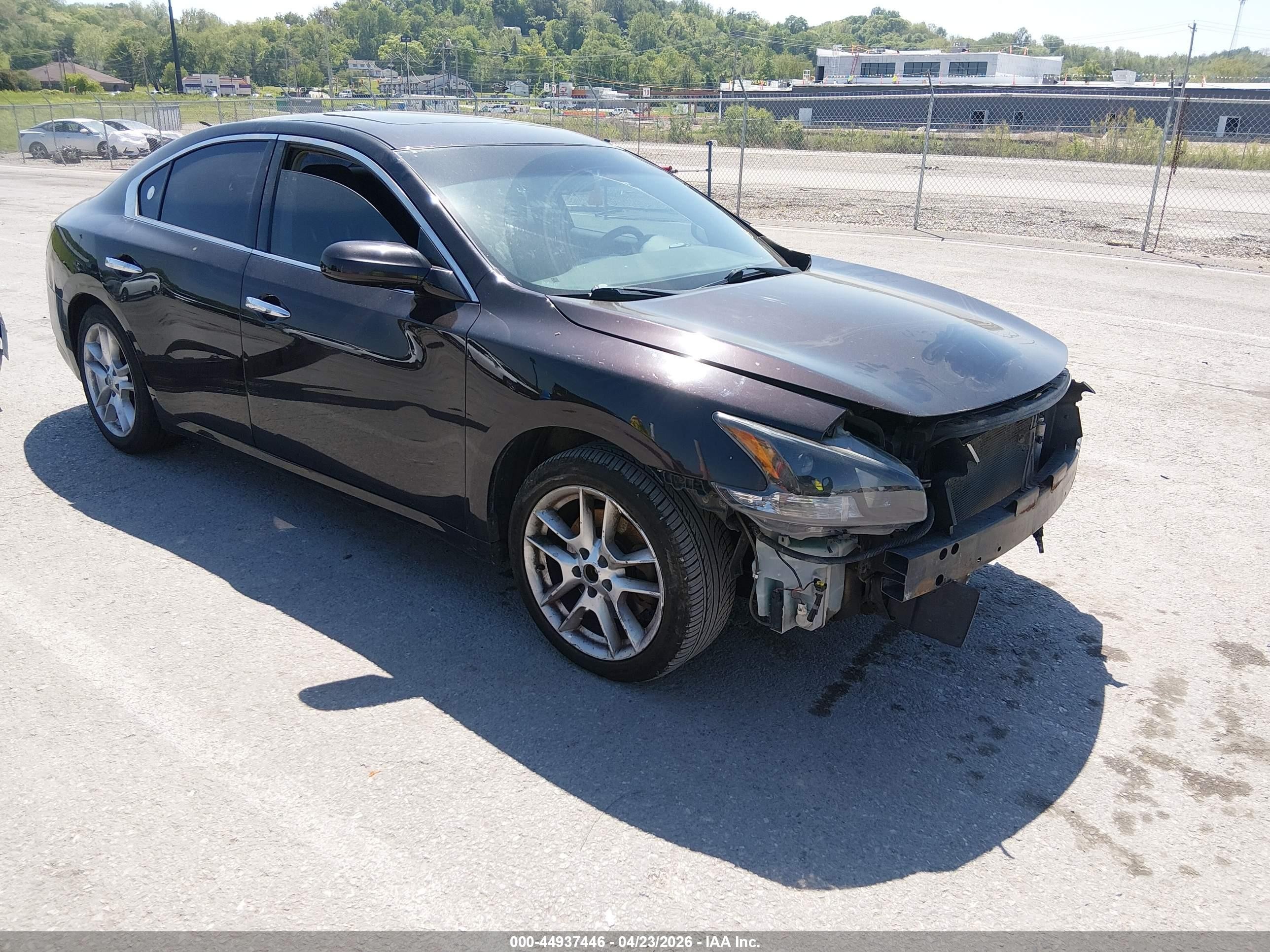 2013 Nissan Maxima 3.5 S Black vin: 1N4AA5AP9DC825751