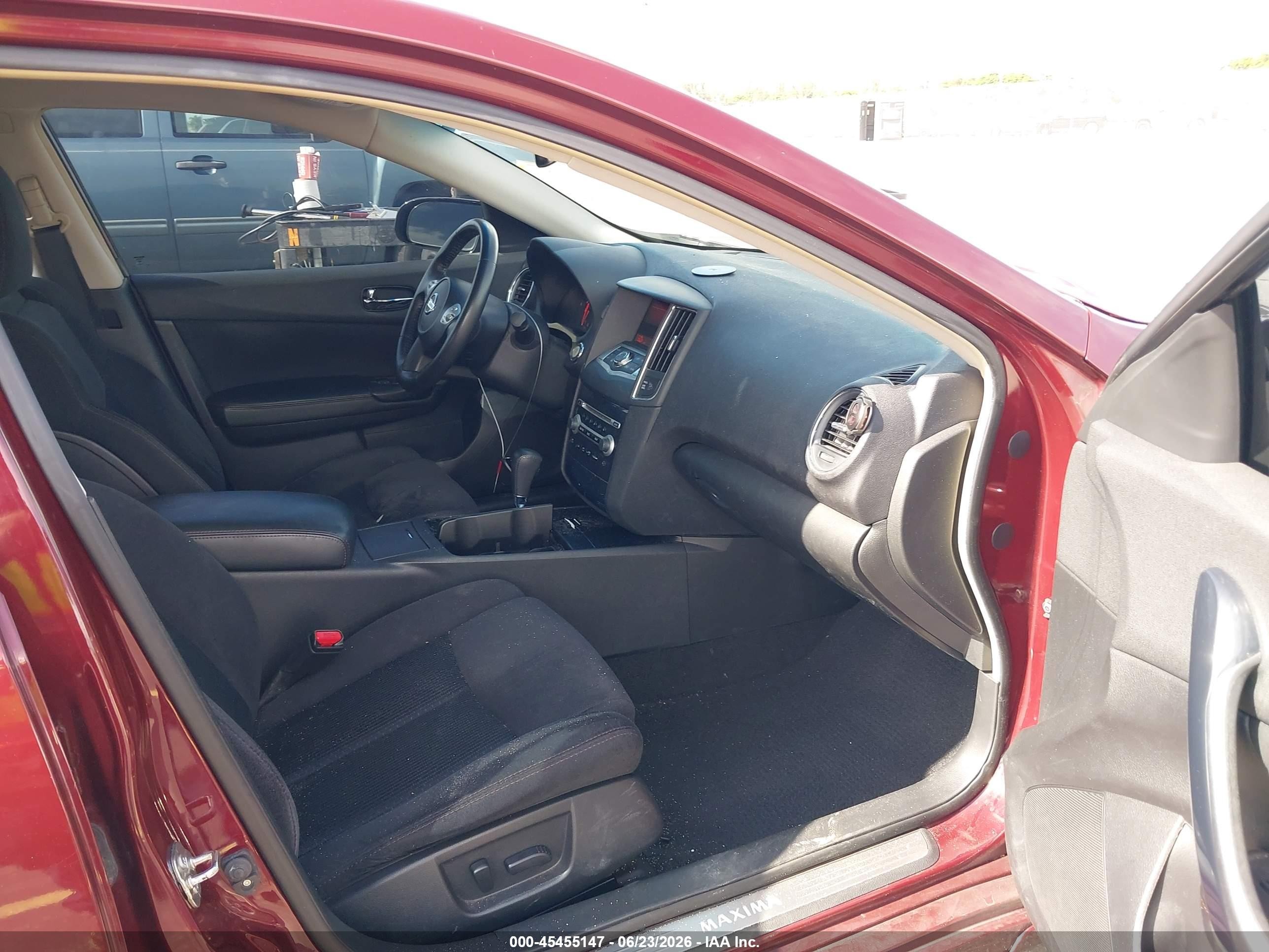 2013 Nissan Maxima 3.5 S Red vin: 1N4AA5AP9DC842338