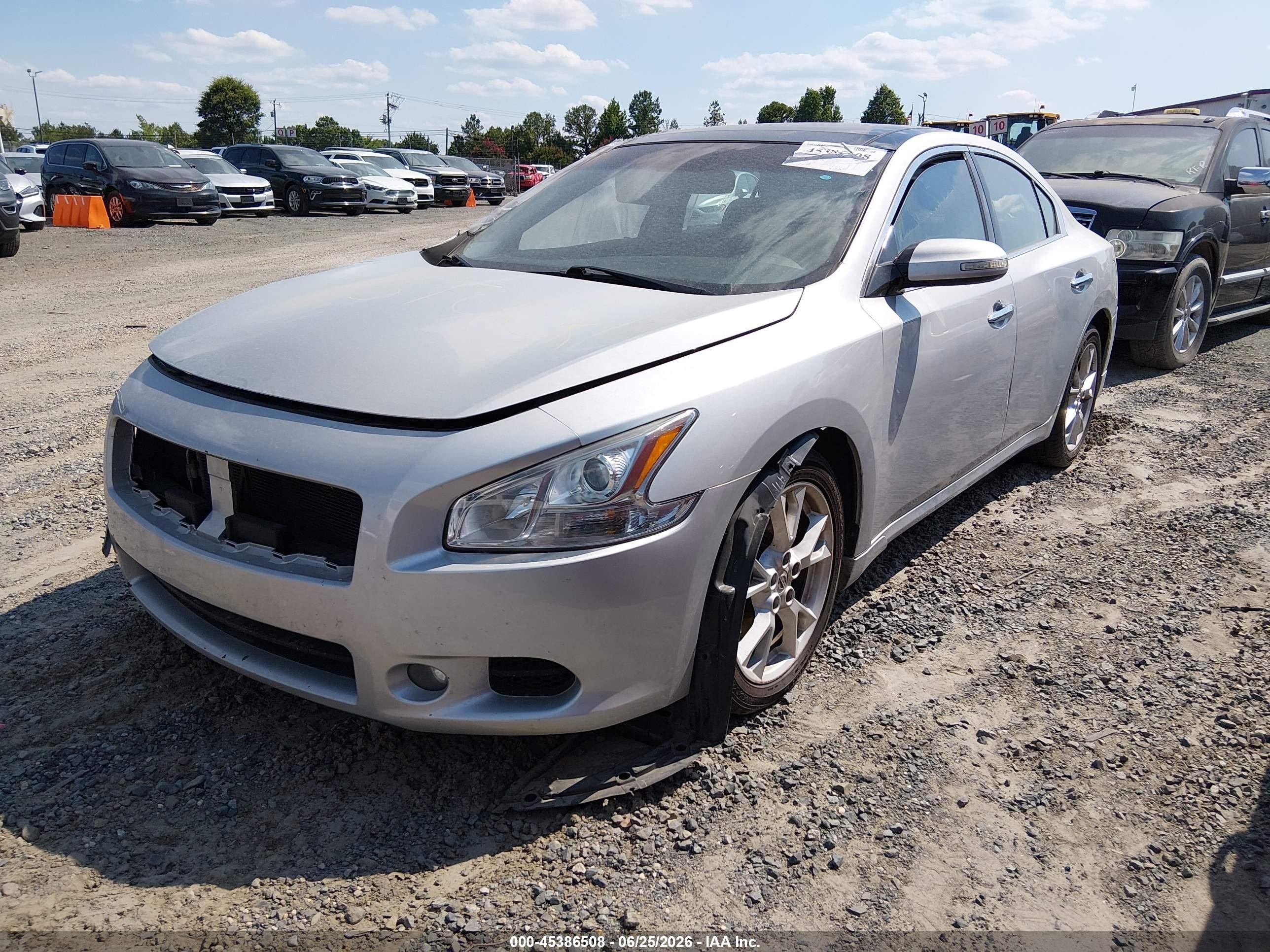 2013 Nissan Maxima 3.5 Sv Silver vin: 1N4AA5AP9DC844865