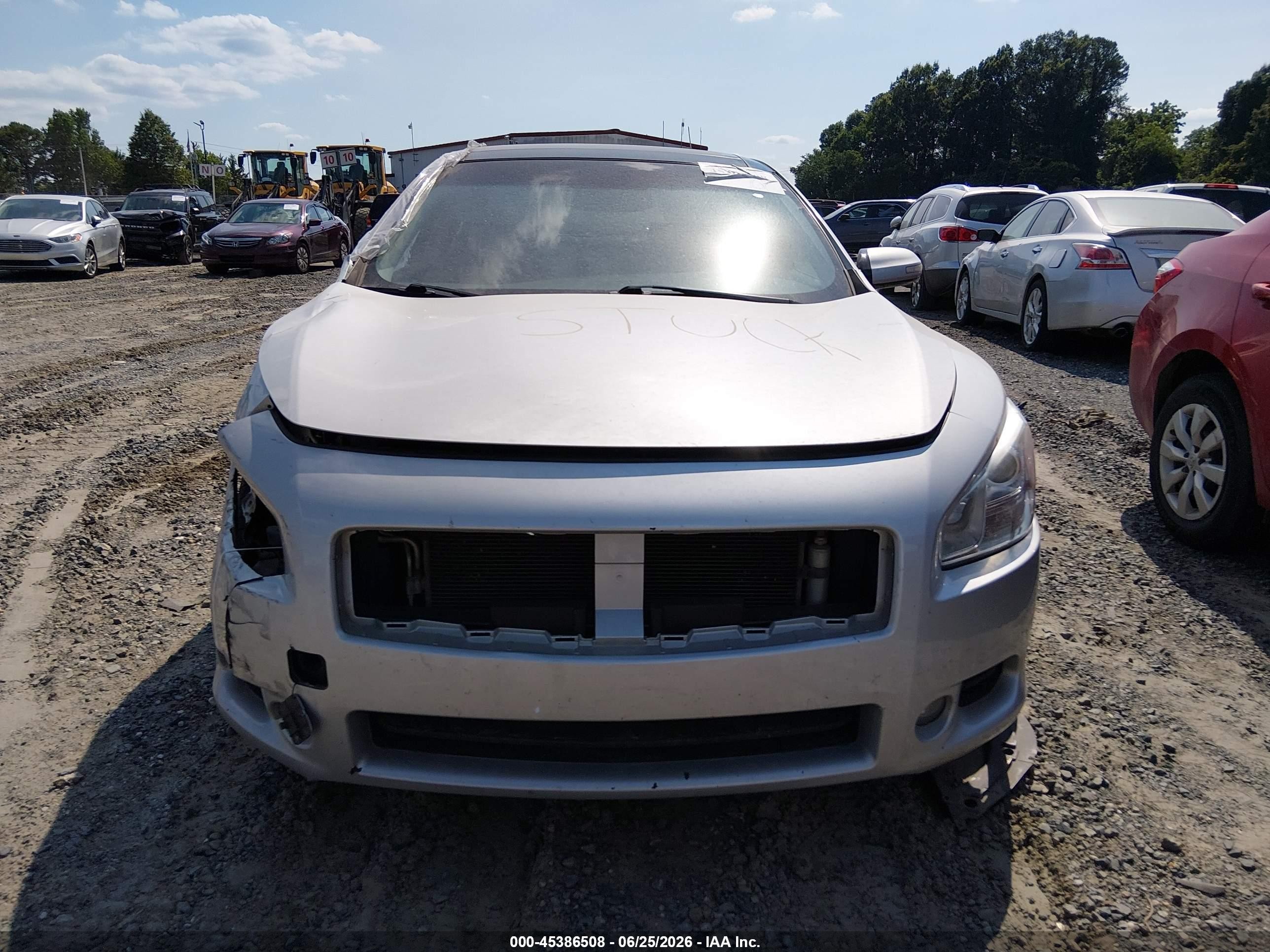2013 Nissan Maxima 3.5 Sv Silver vin: 1N4AA5AP9DC844865