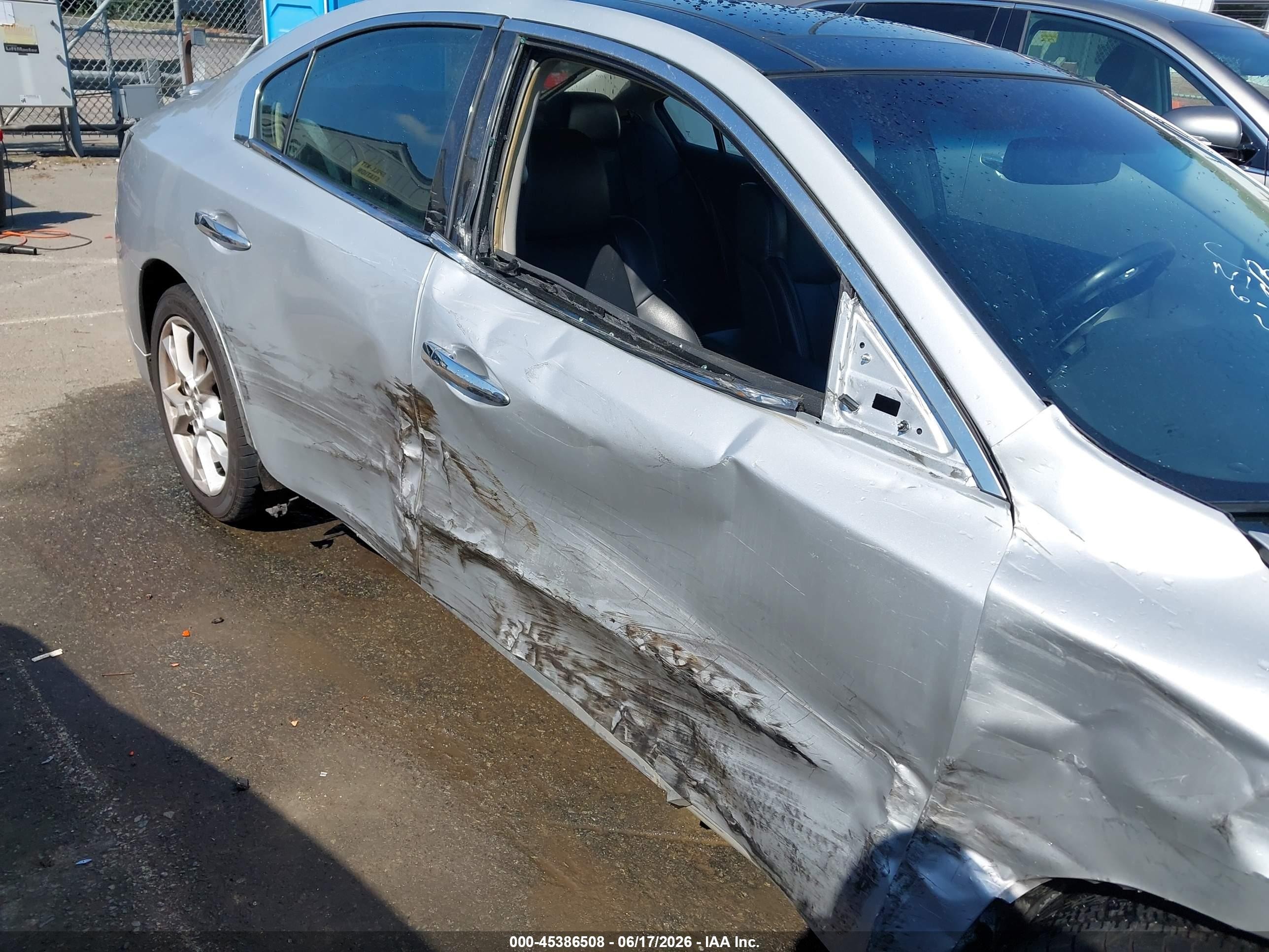 2013 Nissan Maxima 3.5 Sv Silver vin: 1N4AA5AP9DC844865
