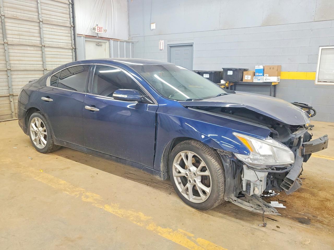 2014 Nissan Maxima 3.5 S Blue vin: 1N4AA5AP9EC430549
