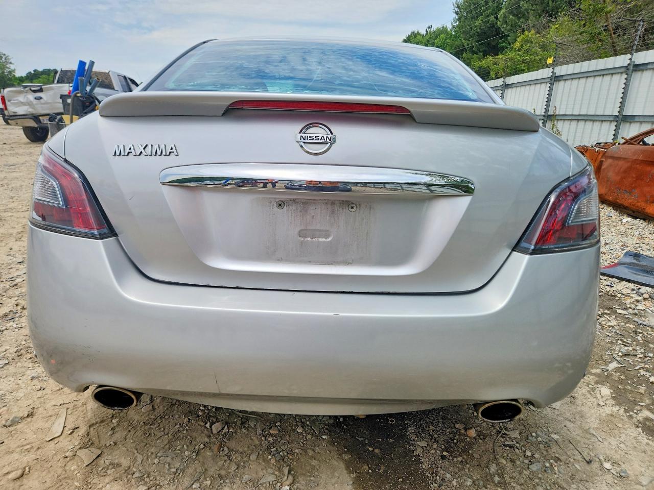 2014 Nissan Maxima 3.5 S Silver vin: 1N4AA5AP9EC430695