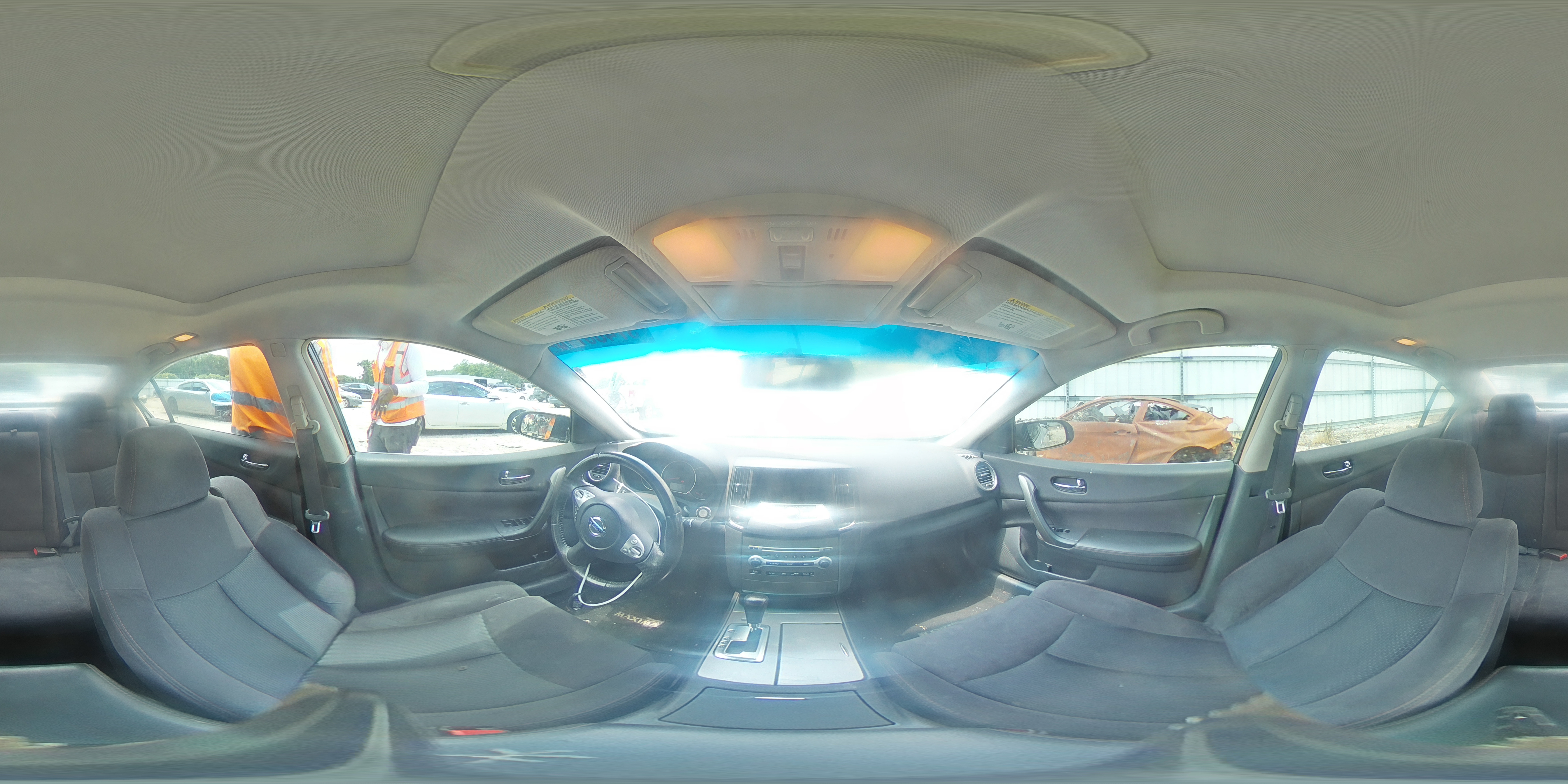 2014 Nissan Maxima 3.5 S Silver vin: 1N4AA5AP9EC430695