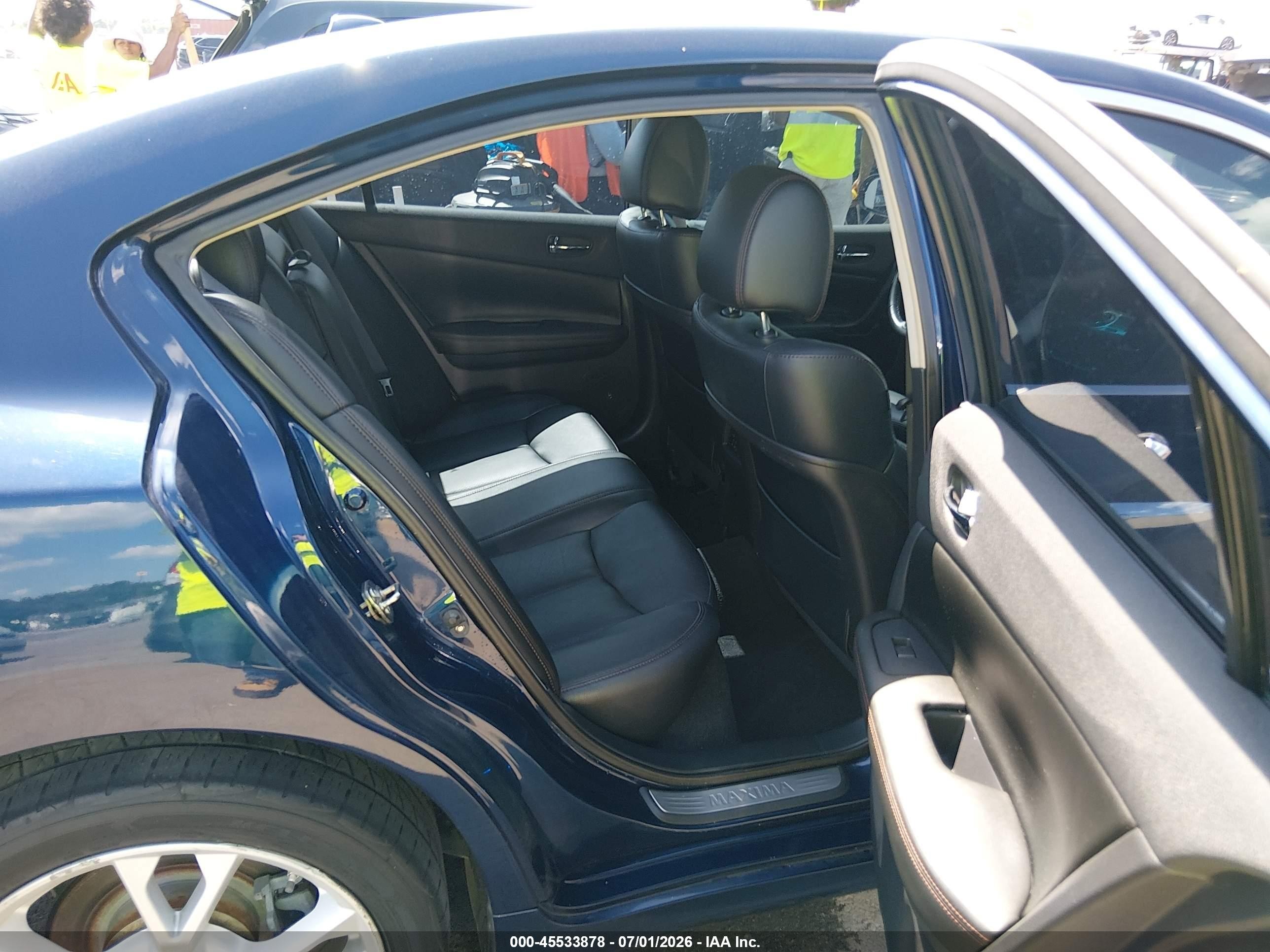 2014 Nissan Maxima 3.5 Sv Синий vin: 1N4AA5AP9EC430776
