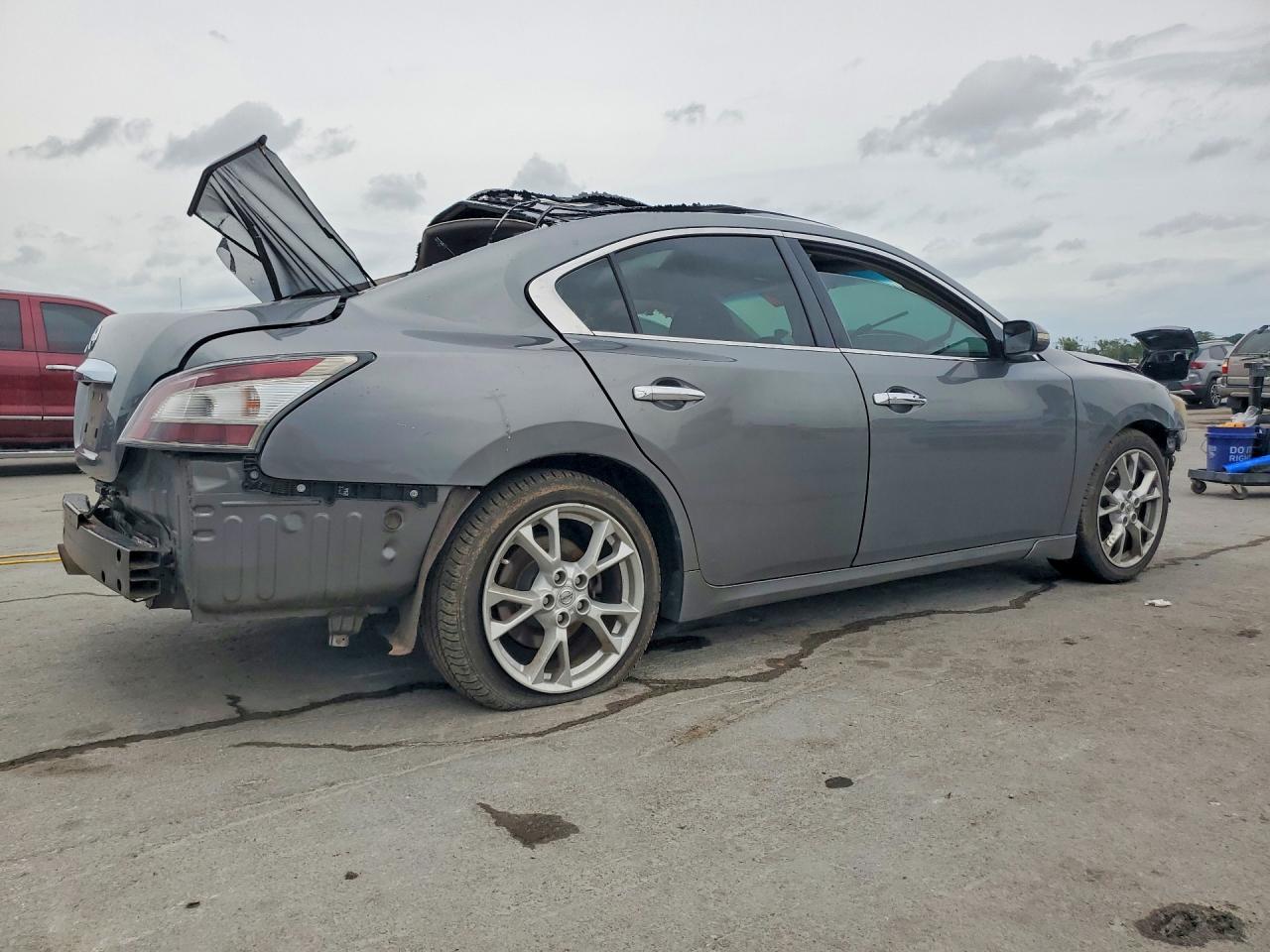 2014 Nissan Maxima 3.5 Sv Gray vin: 1N4AA5AP9EC440160
