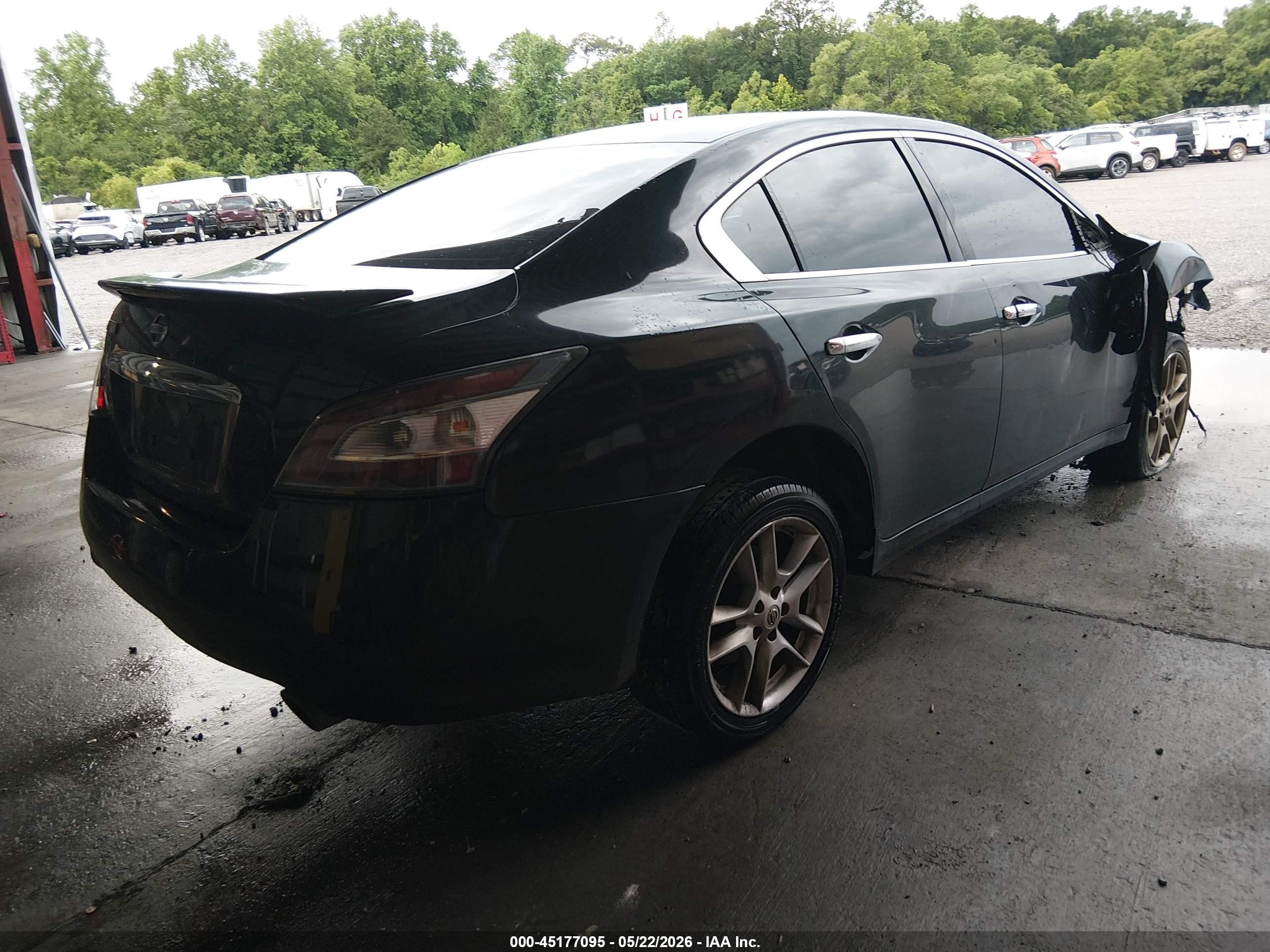 2014 Nissan Maxima 3.5 S/3.5 Sv Black vin: 1N4AA5AP9EC460845