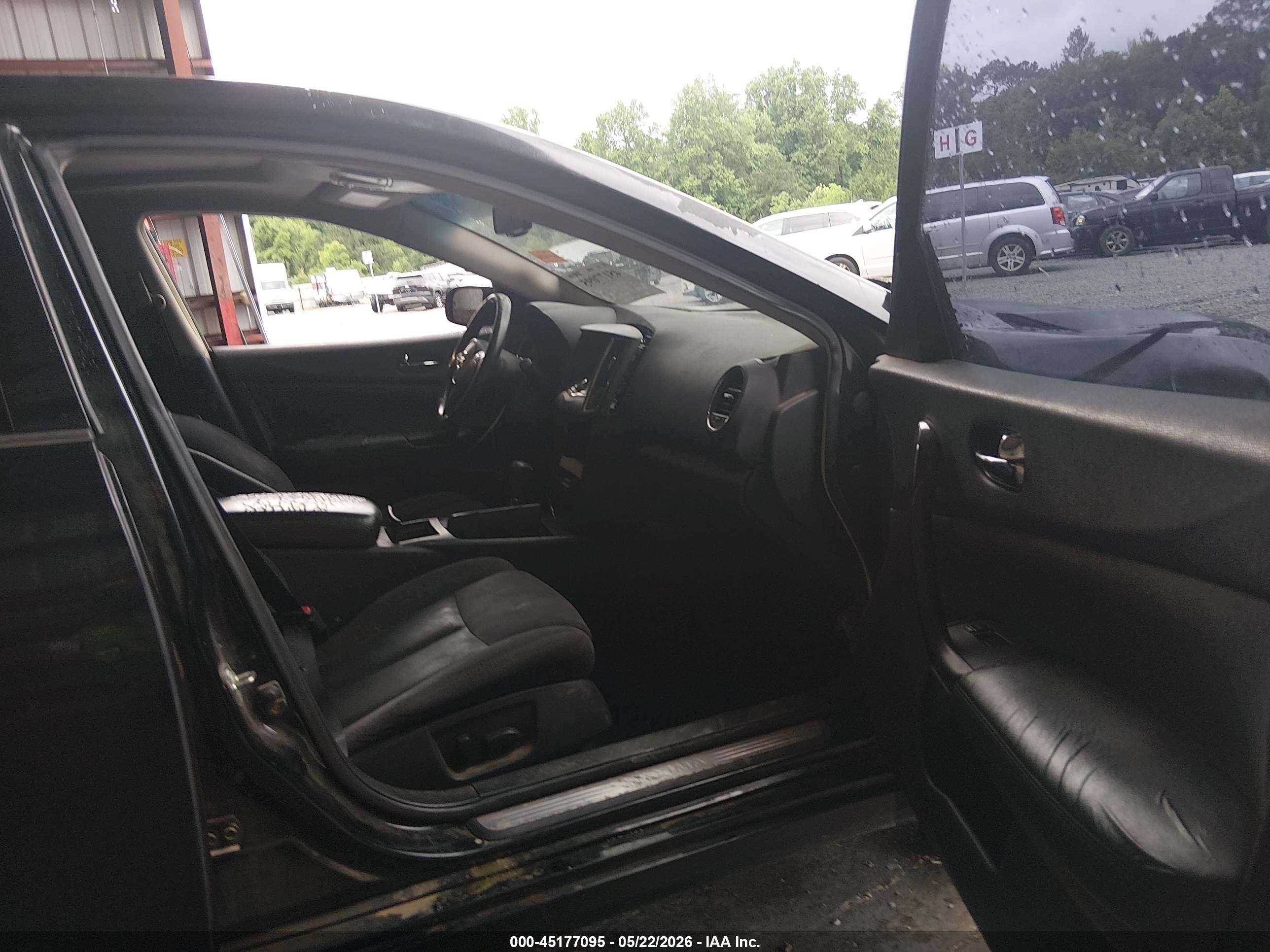 2014 Nissan Maxima 3.5 S/3.5 Sv Black vin: 1N4AA5AP9EC460845